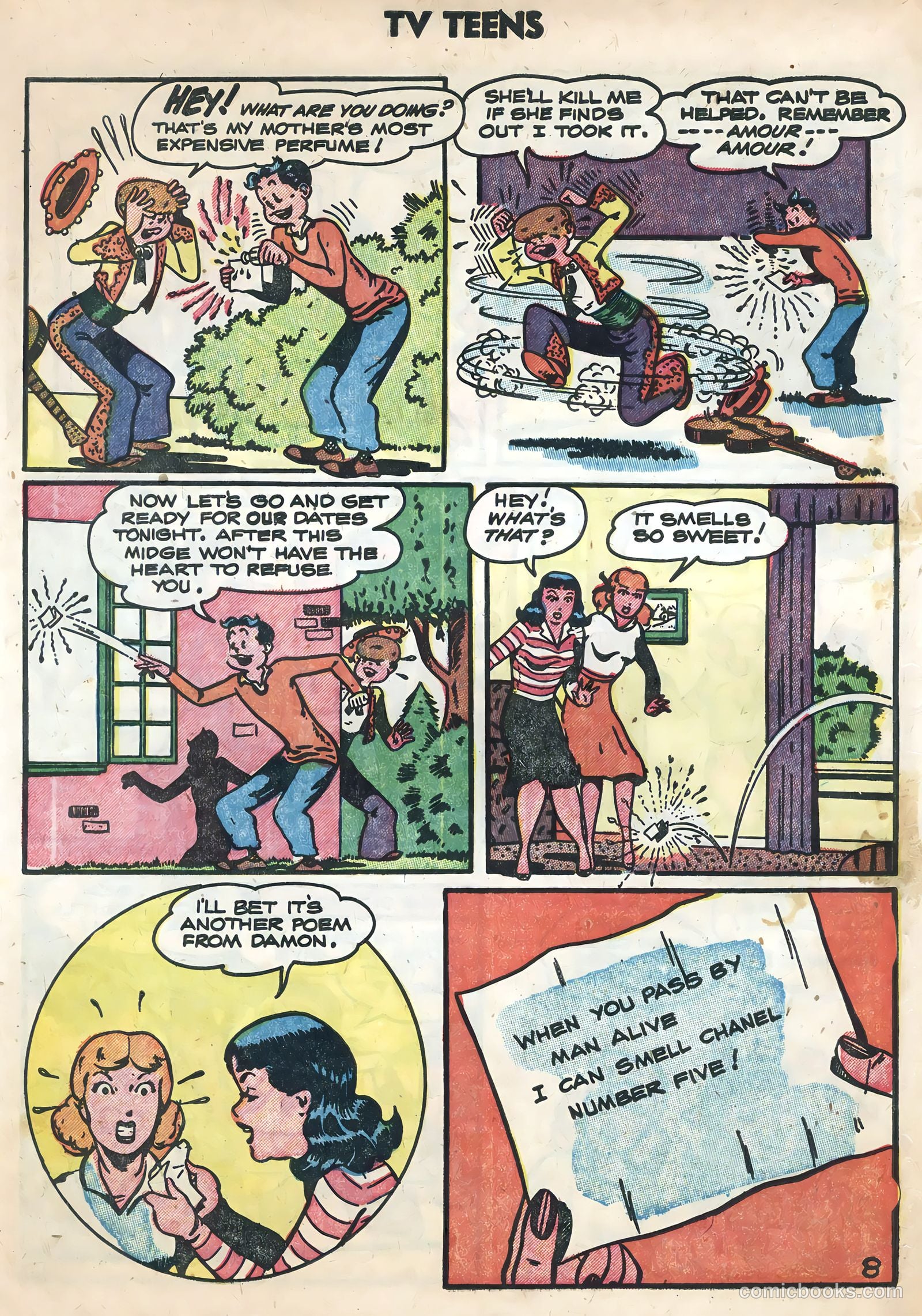 TV Teens #14 (1954) — page 30 of 36