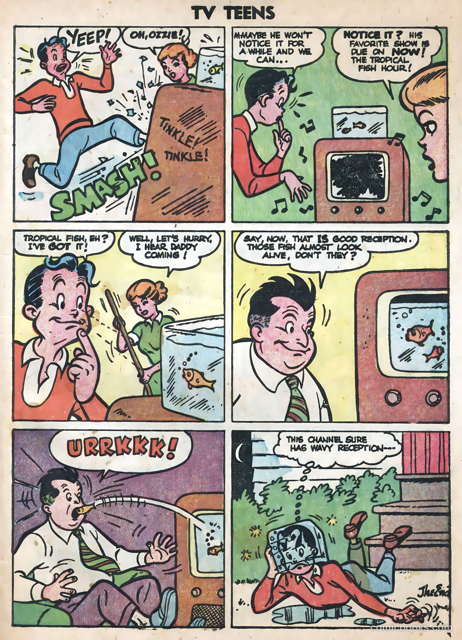 TV Teens #14 (1954) — page 33 of 36