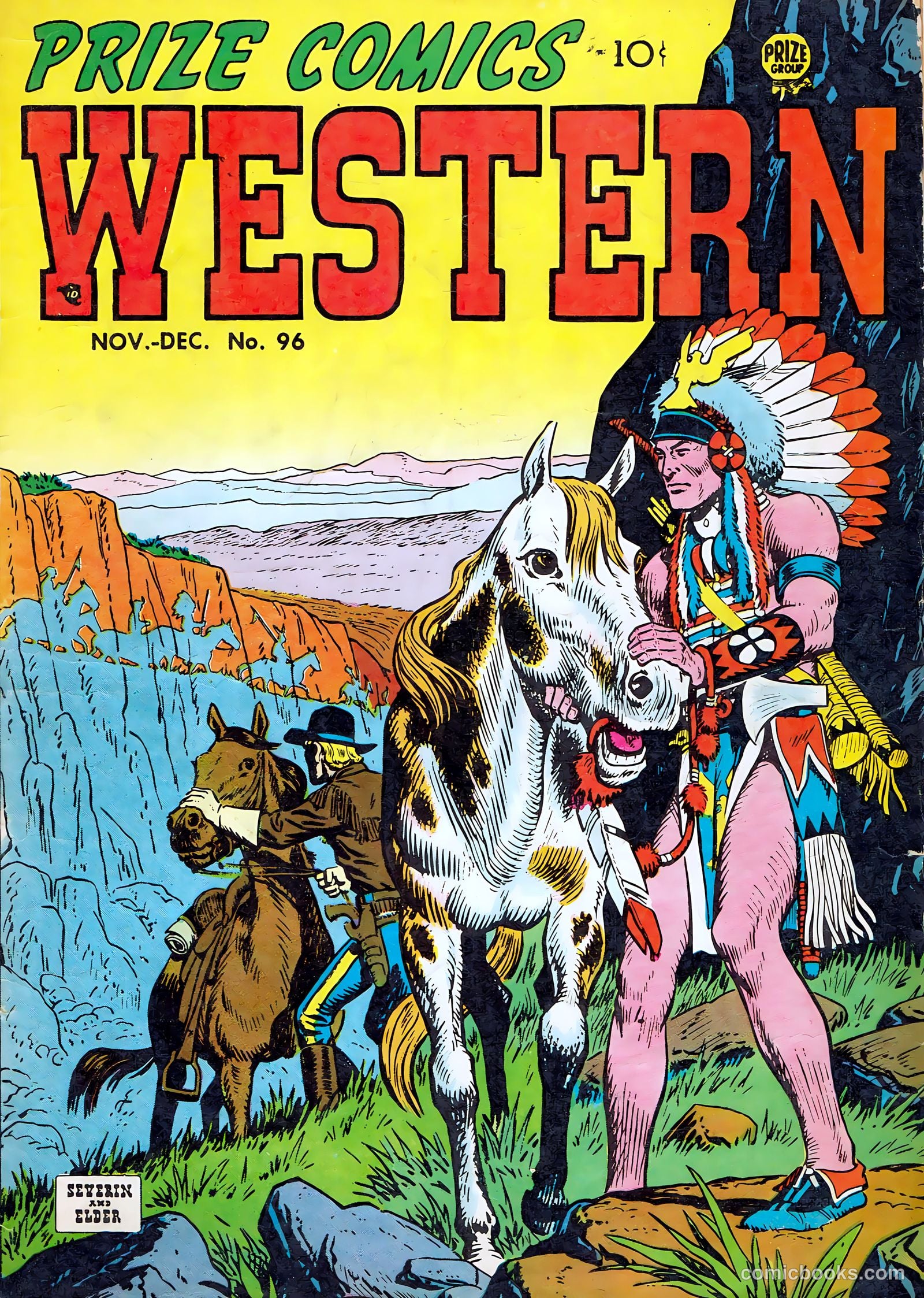 Prize Comics Western #96