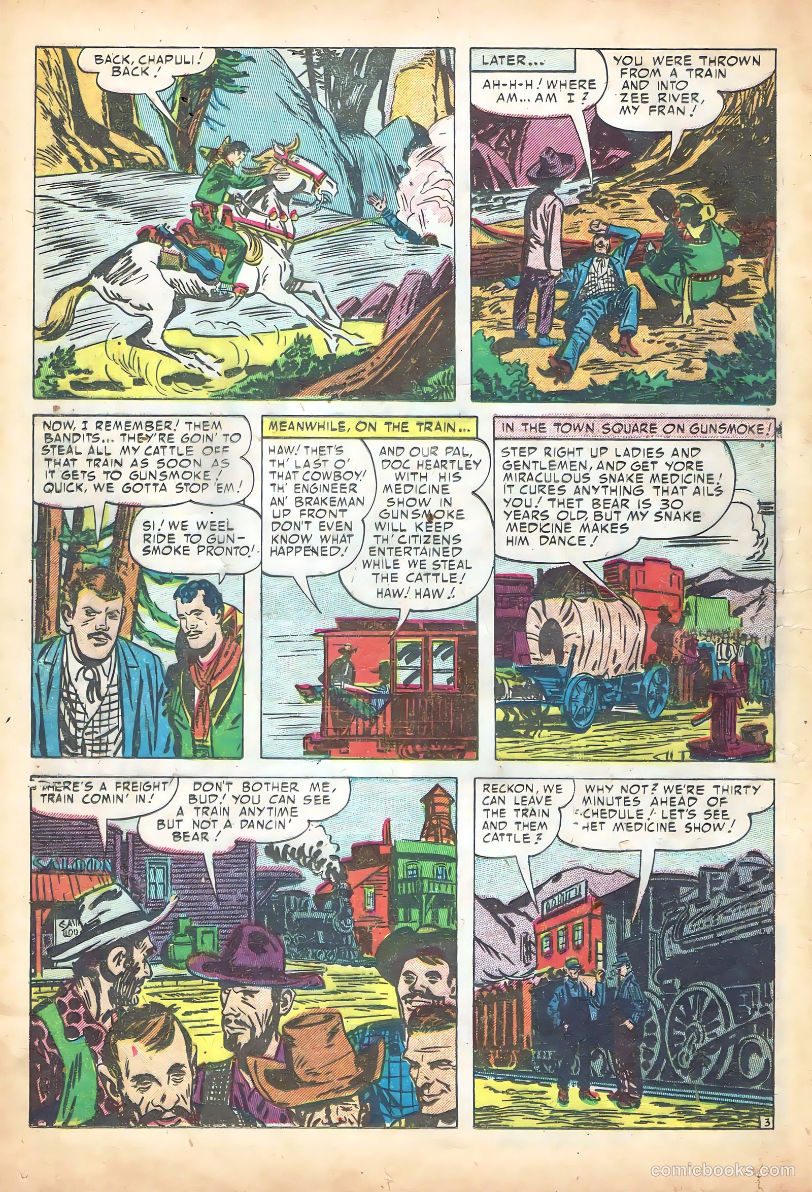 Prize Comics Western #96 (1950) — page 16 of 35