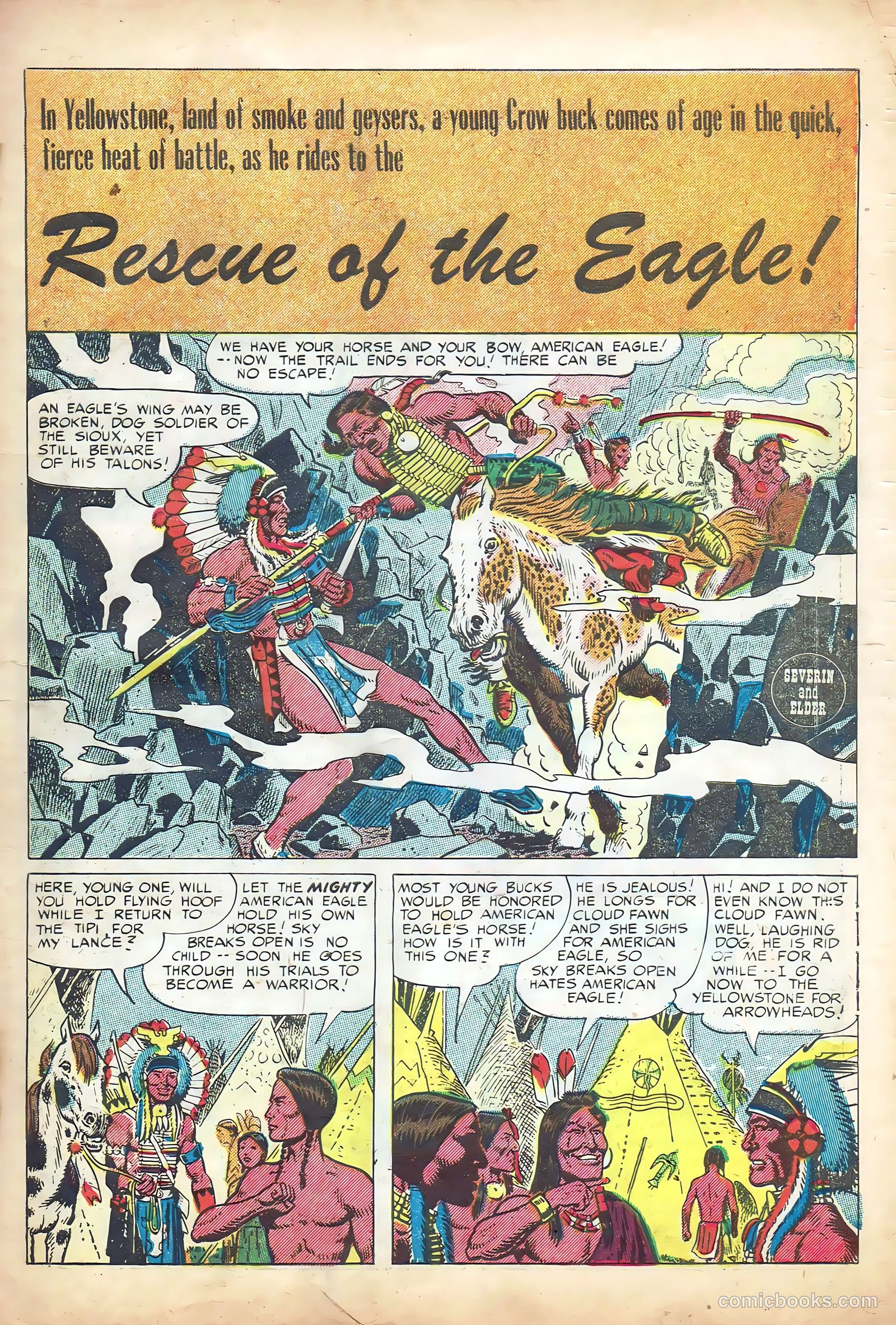 Prize Comics Western #96 (1950) — page 27 of 35