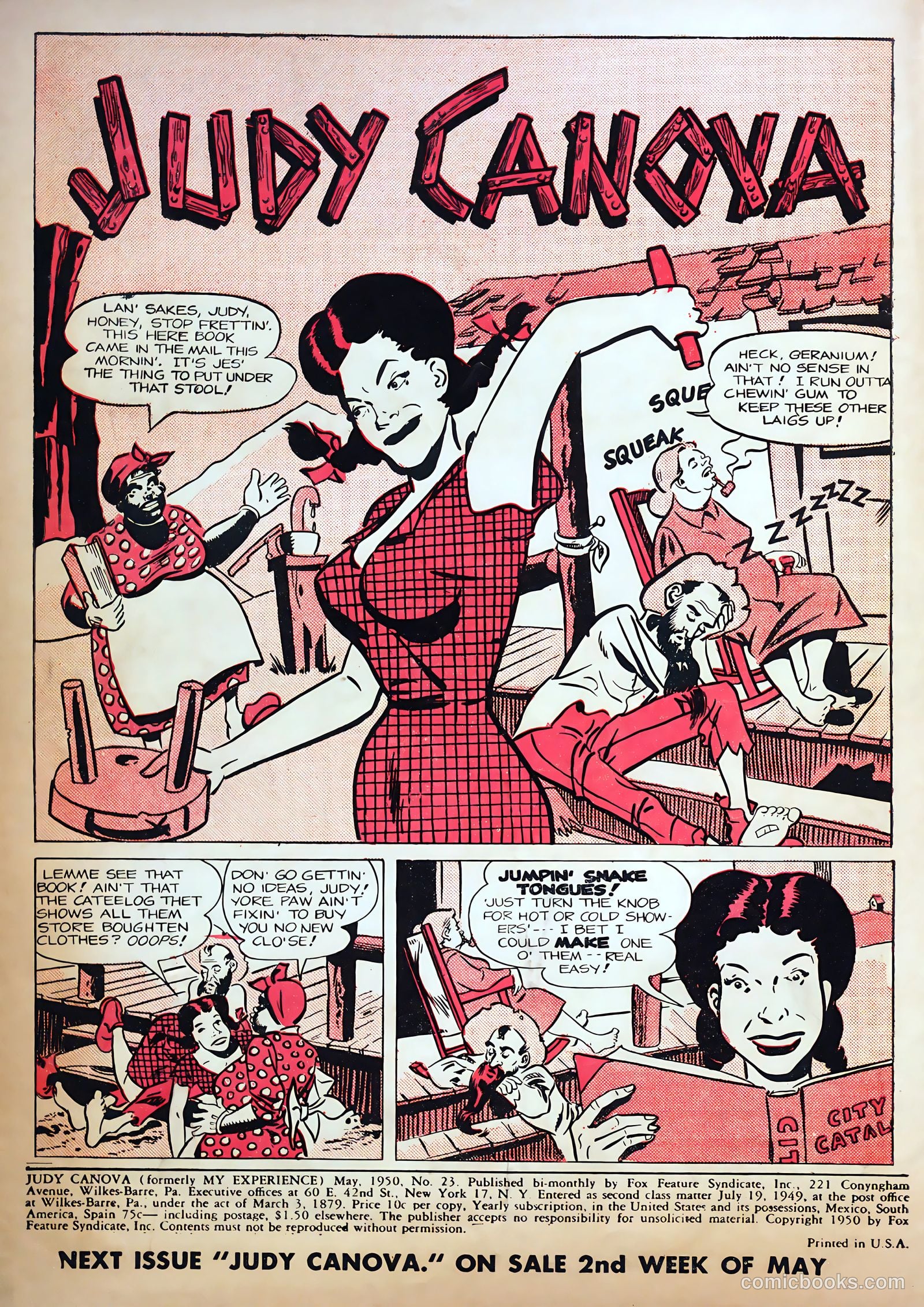 Judy Canova #1 (1950) — page 2 of 36