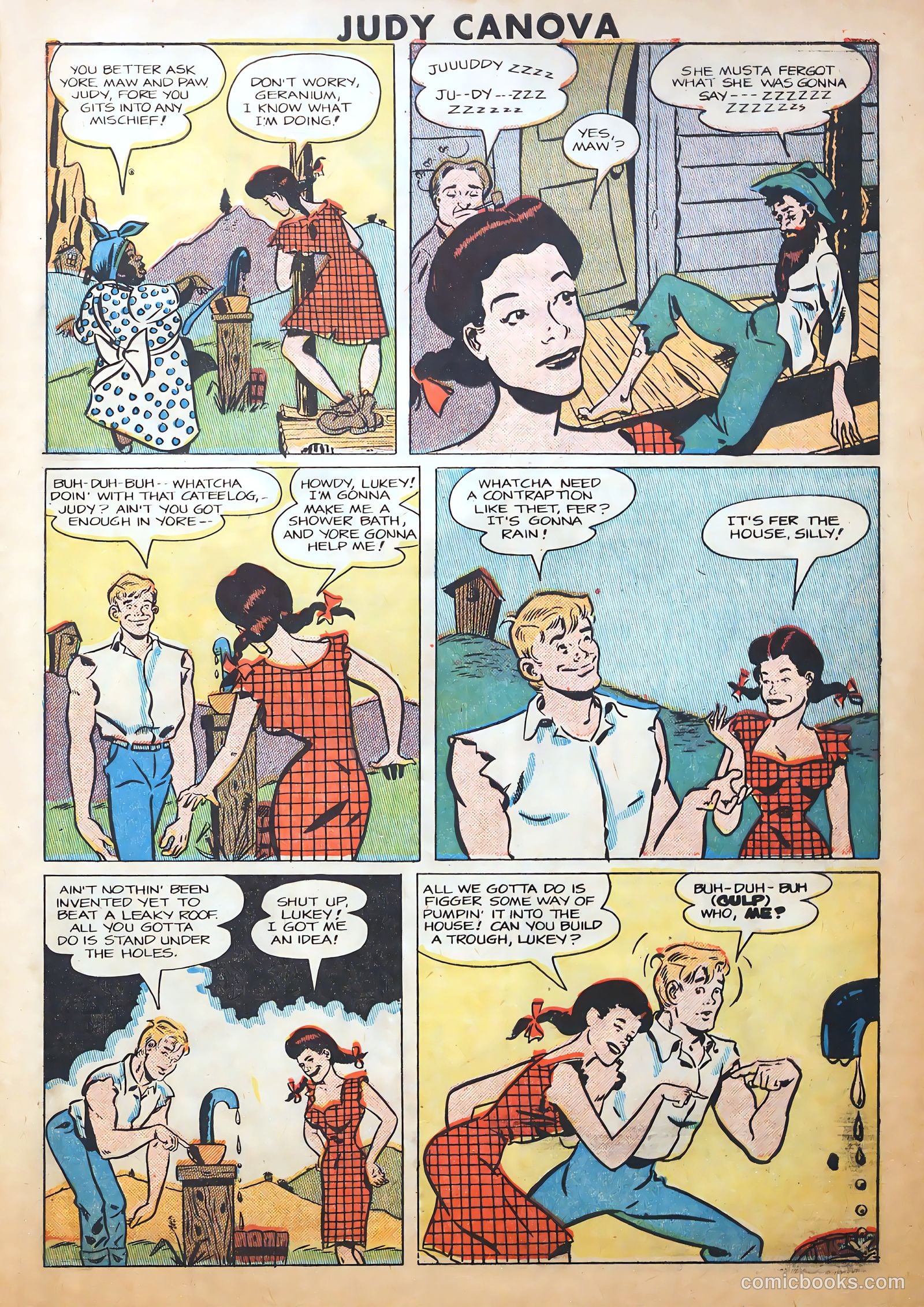 Judy Canova #1 (1950) — page 3 of 36