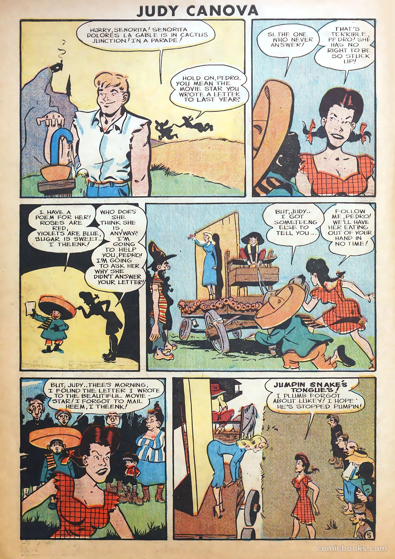 Judy Canova #1 (1950) — page 6 of 36