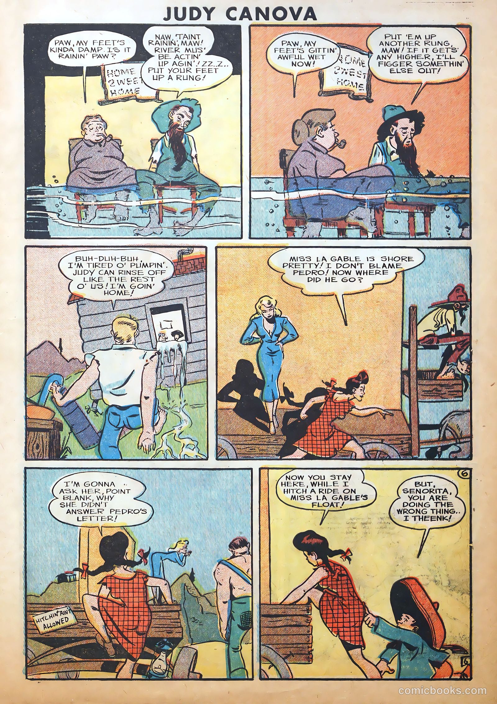 Judy Canova #1 (1950) — page 7 of 36