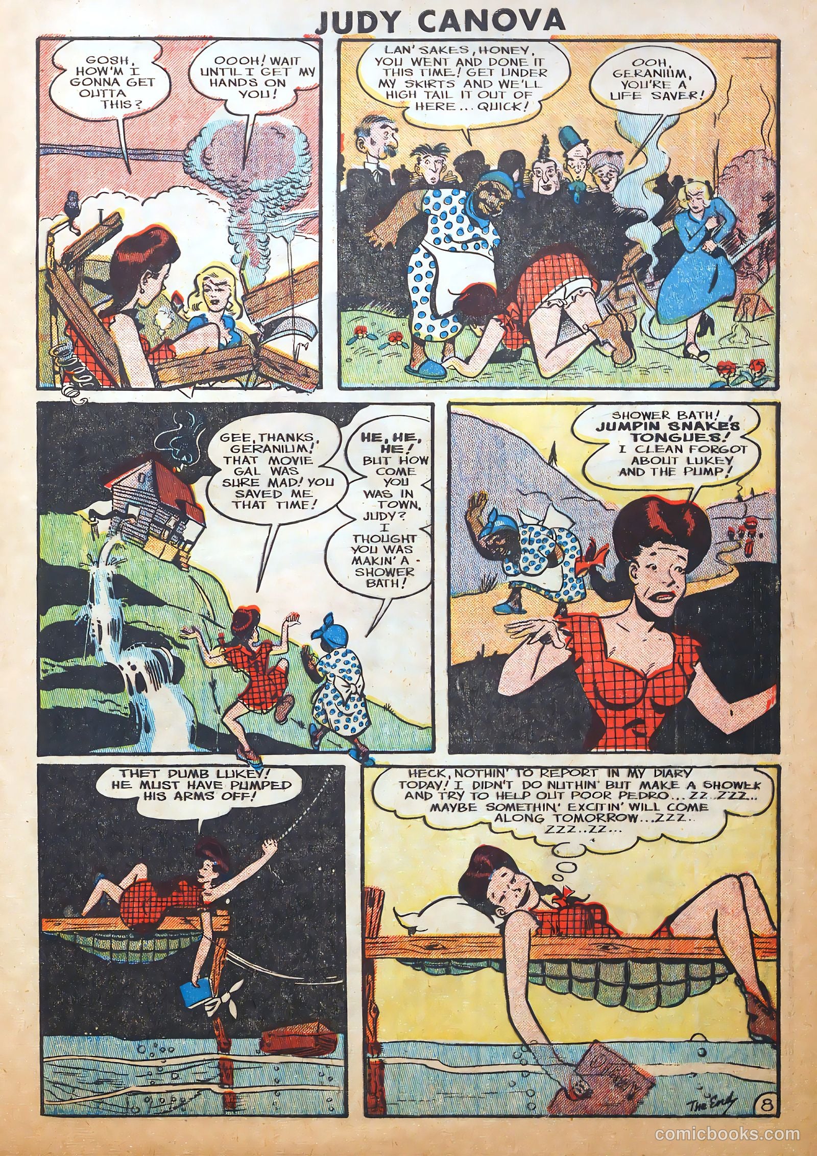 Judy Canova #1 (1950) — page 9 of 36