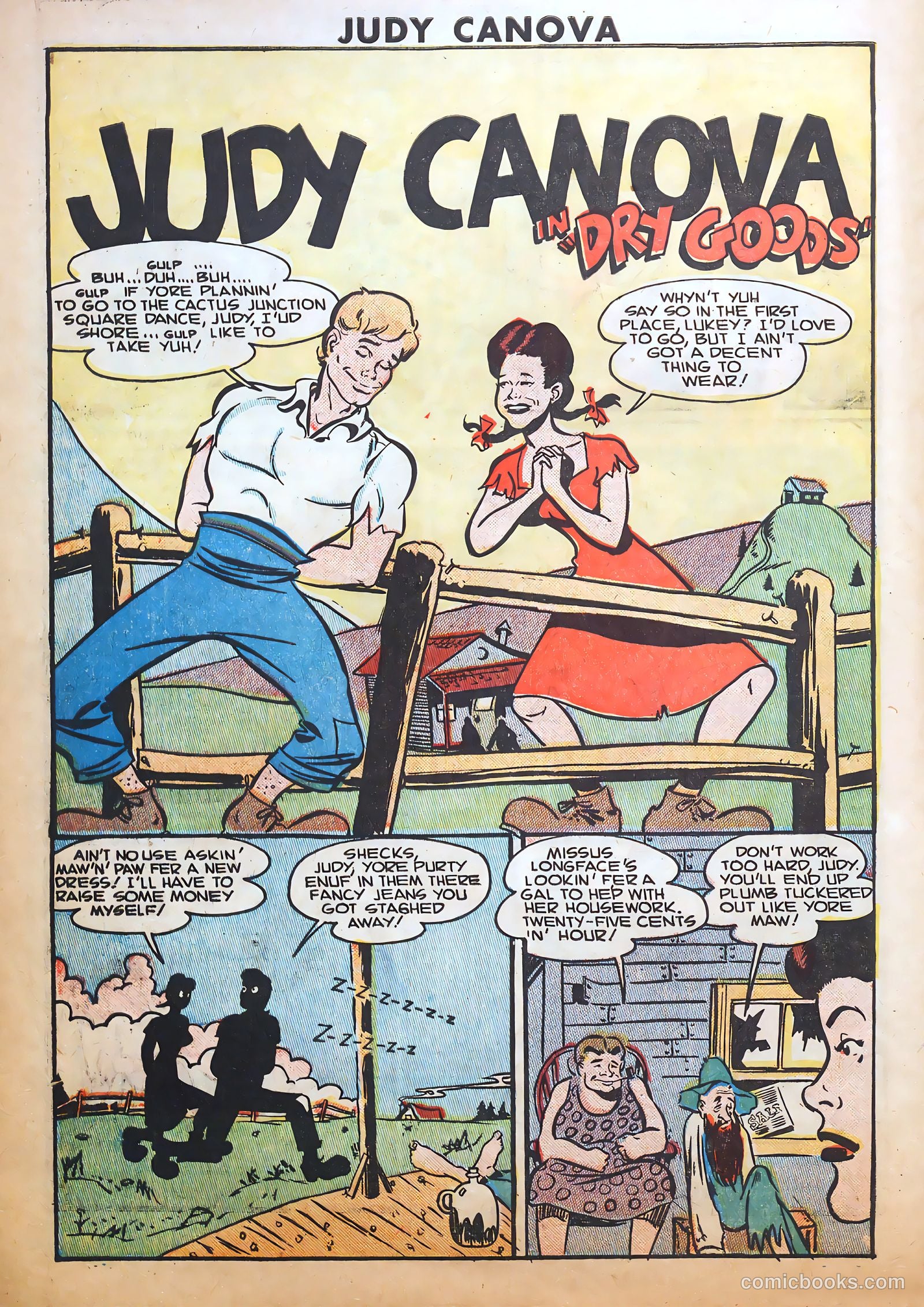 Judy Canova #1 (1950) — page 10 of 36