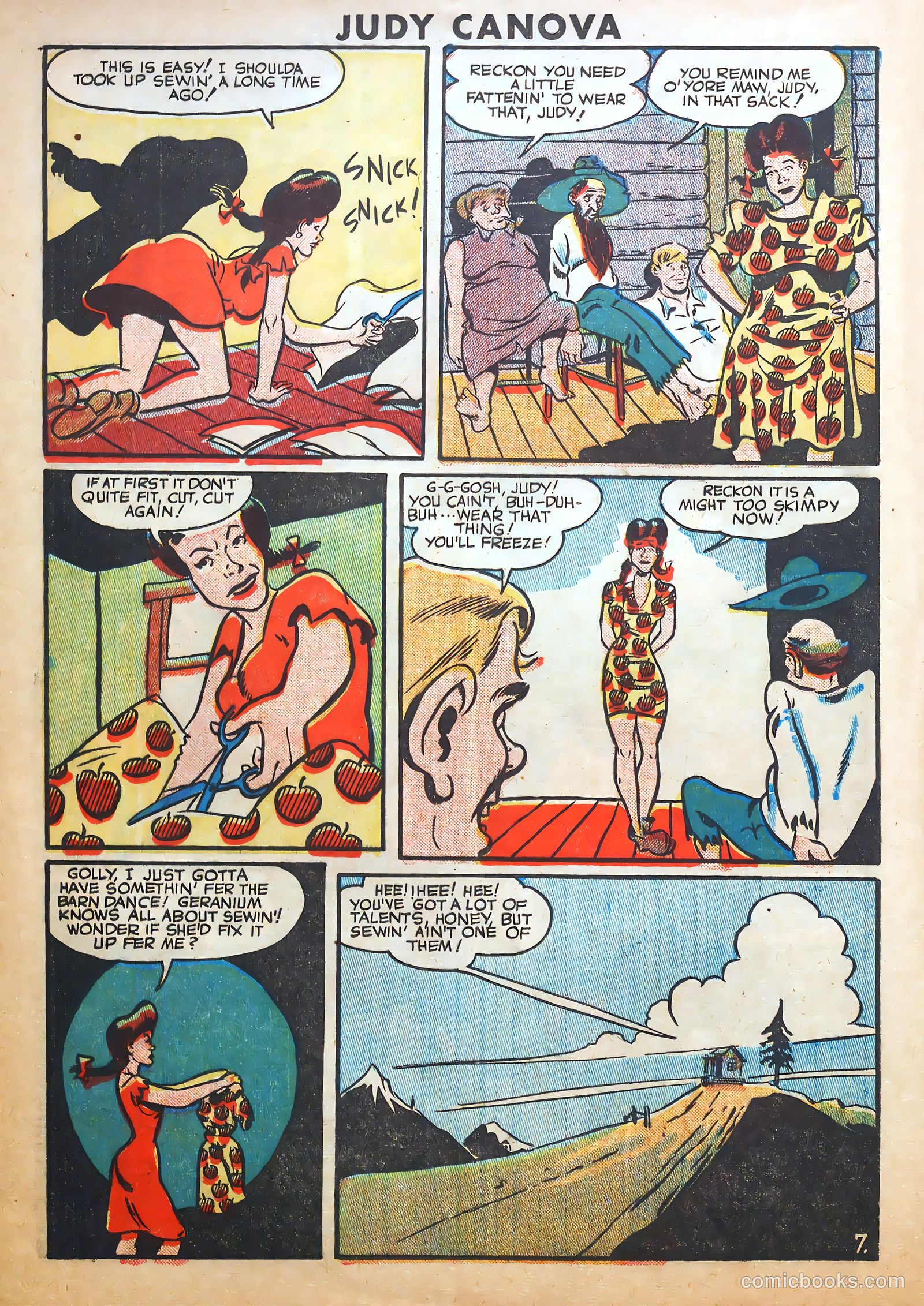 Judy Canova #1 (1950) — page 16 of 36