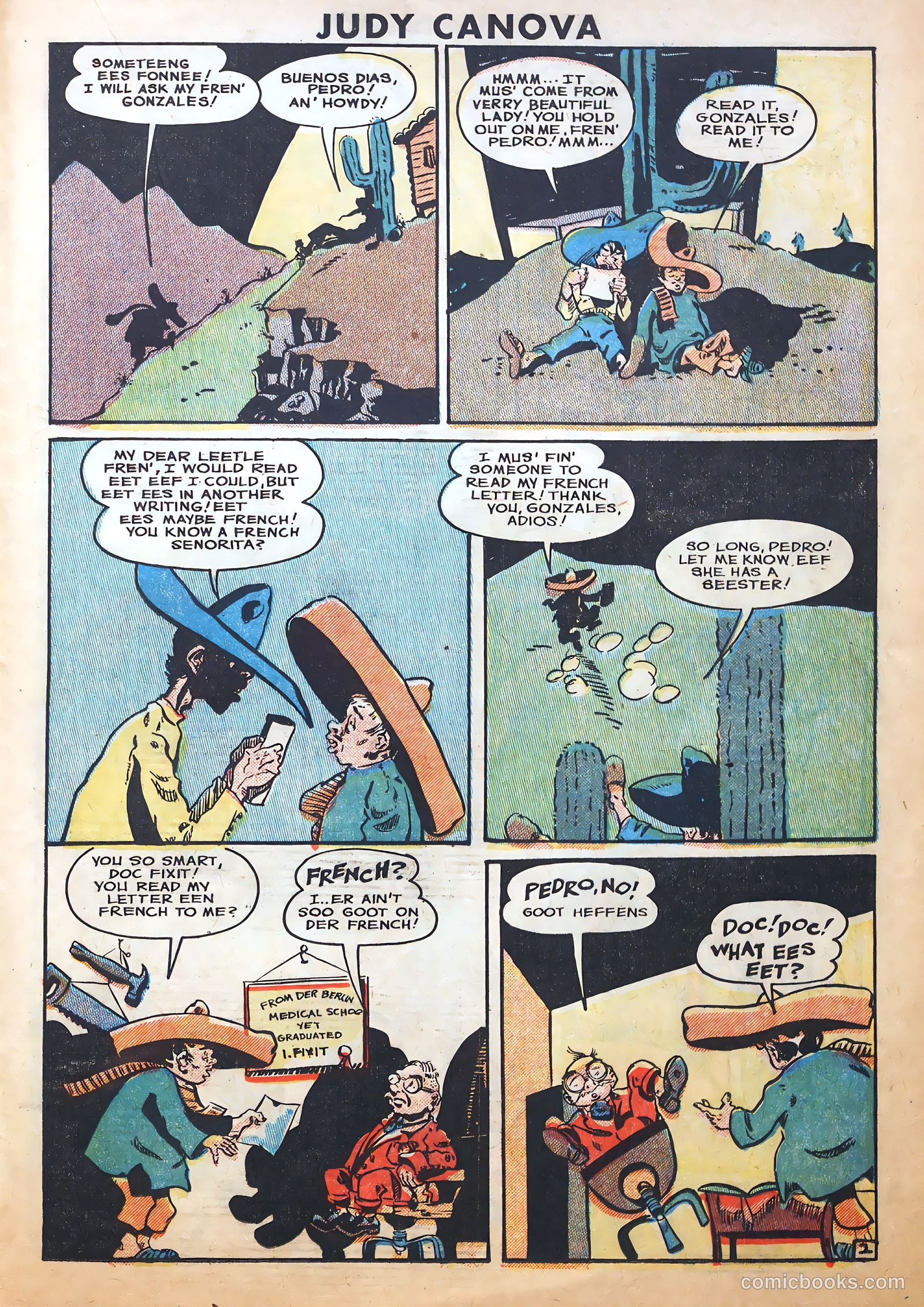Judy Canova #1 (1950) — page 19 of 36