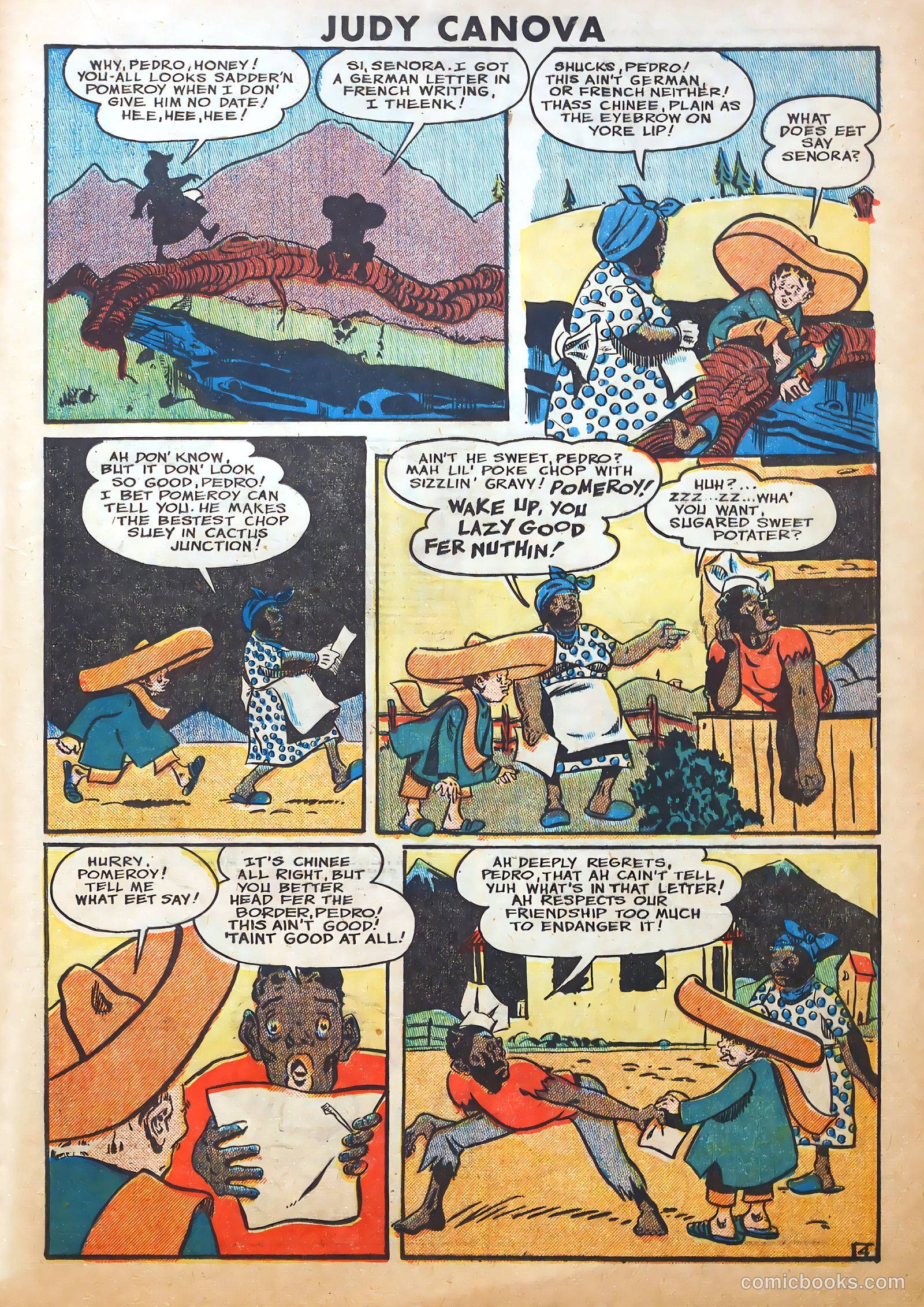 Judy Canova #1 (1950) — page 21 of 36