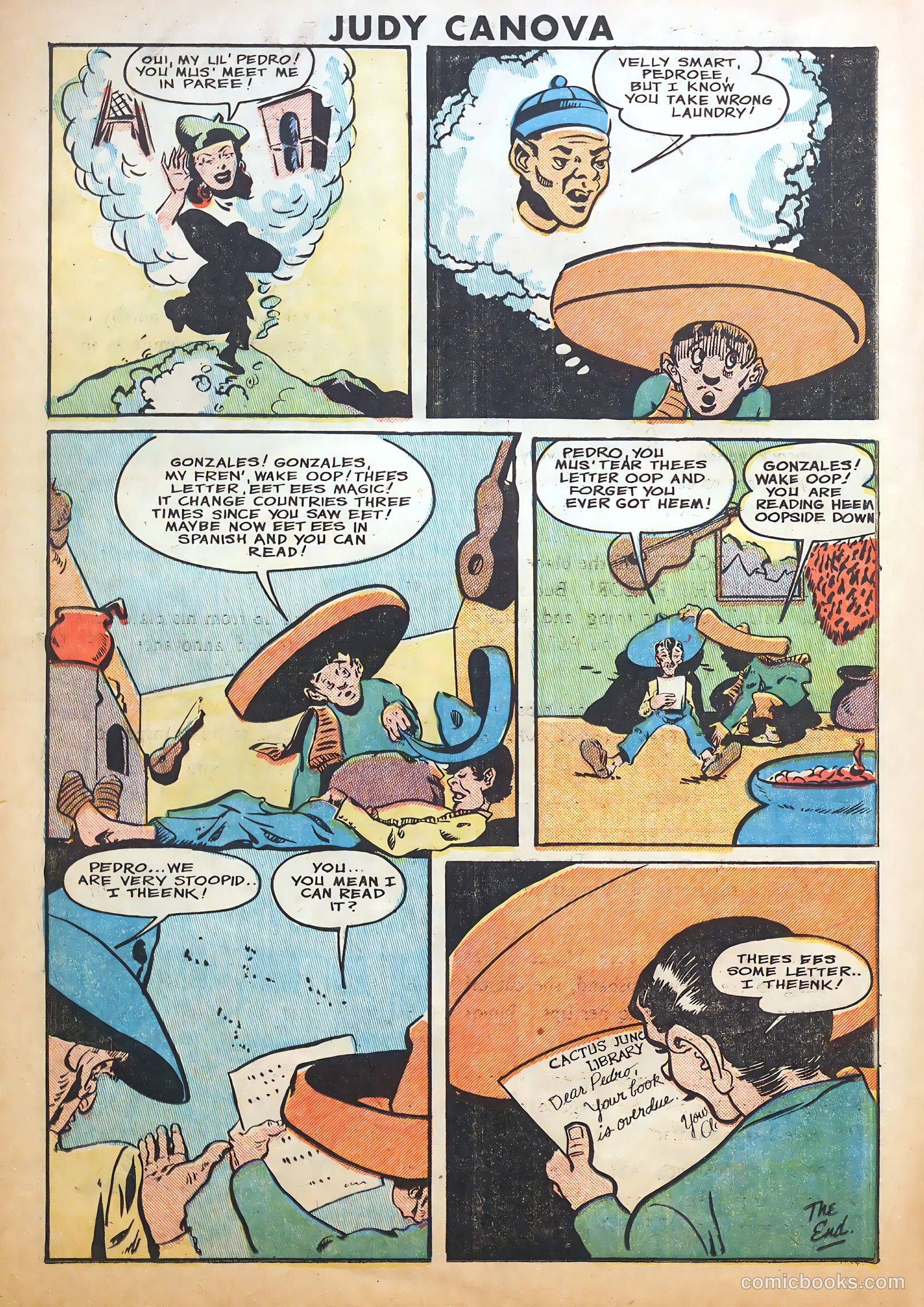 Judy Canova #1 (1950) — page 22 of 36