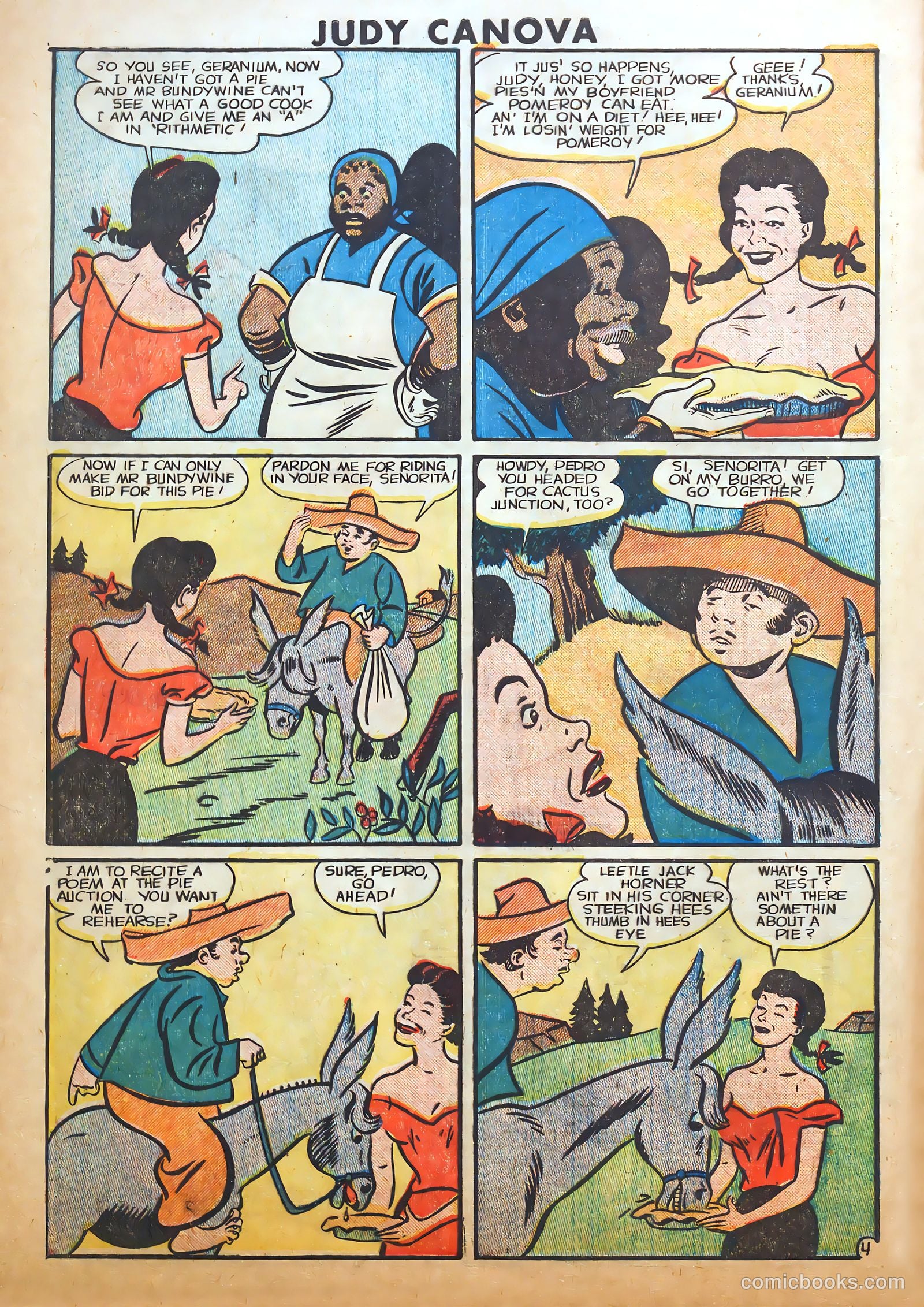 Judy Canova #1 (1950) — page 28 of 36