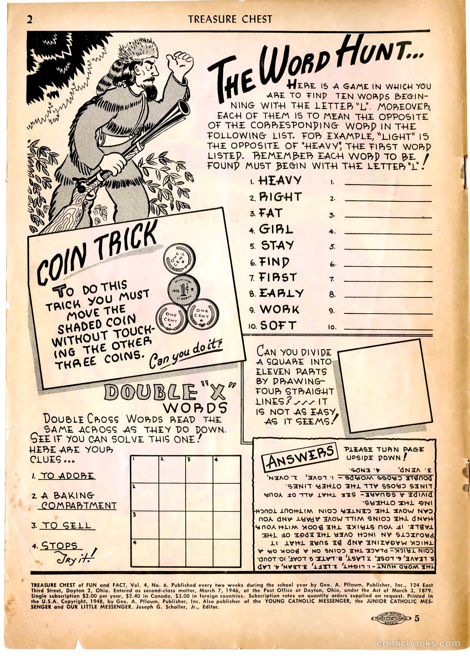 Treasure Chest of Fun and Fact v1 #6 — page 2 of 36