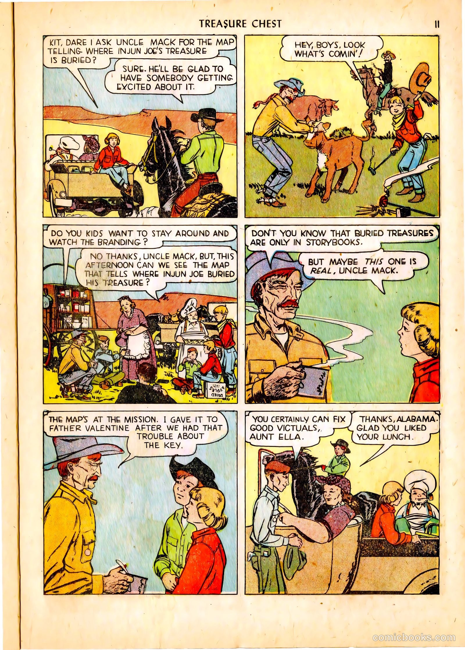 Treasure Chest of Fun and Fact v1 #6 — page 11 of 36