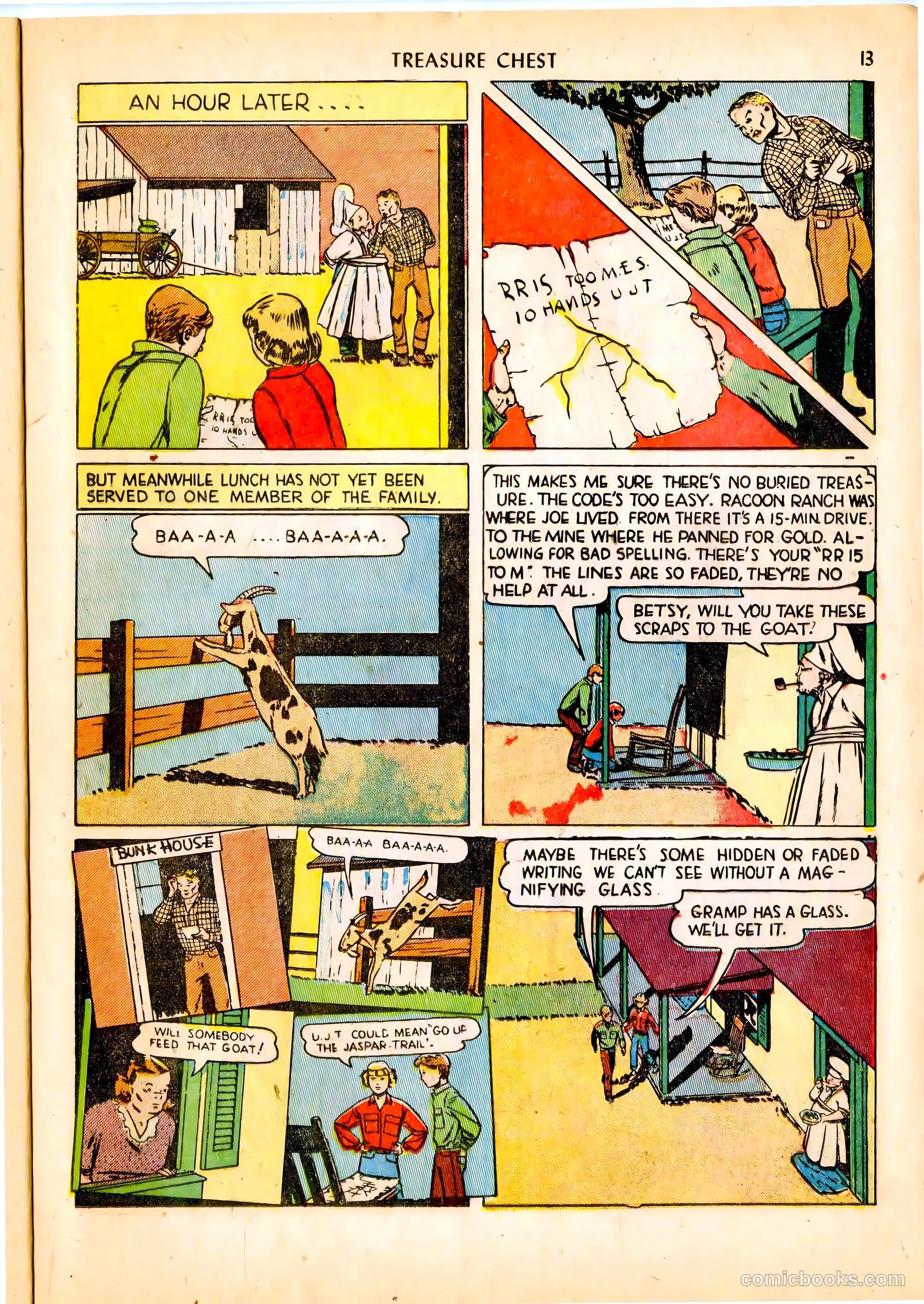 Treasure Chest of Fun and Fact v1 #6 — page 13 of 36