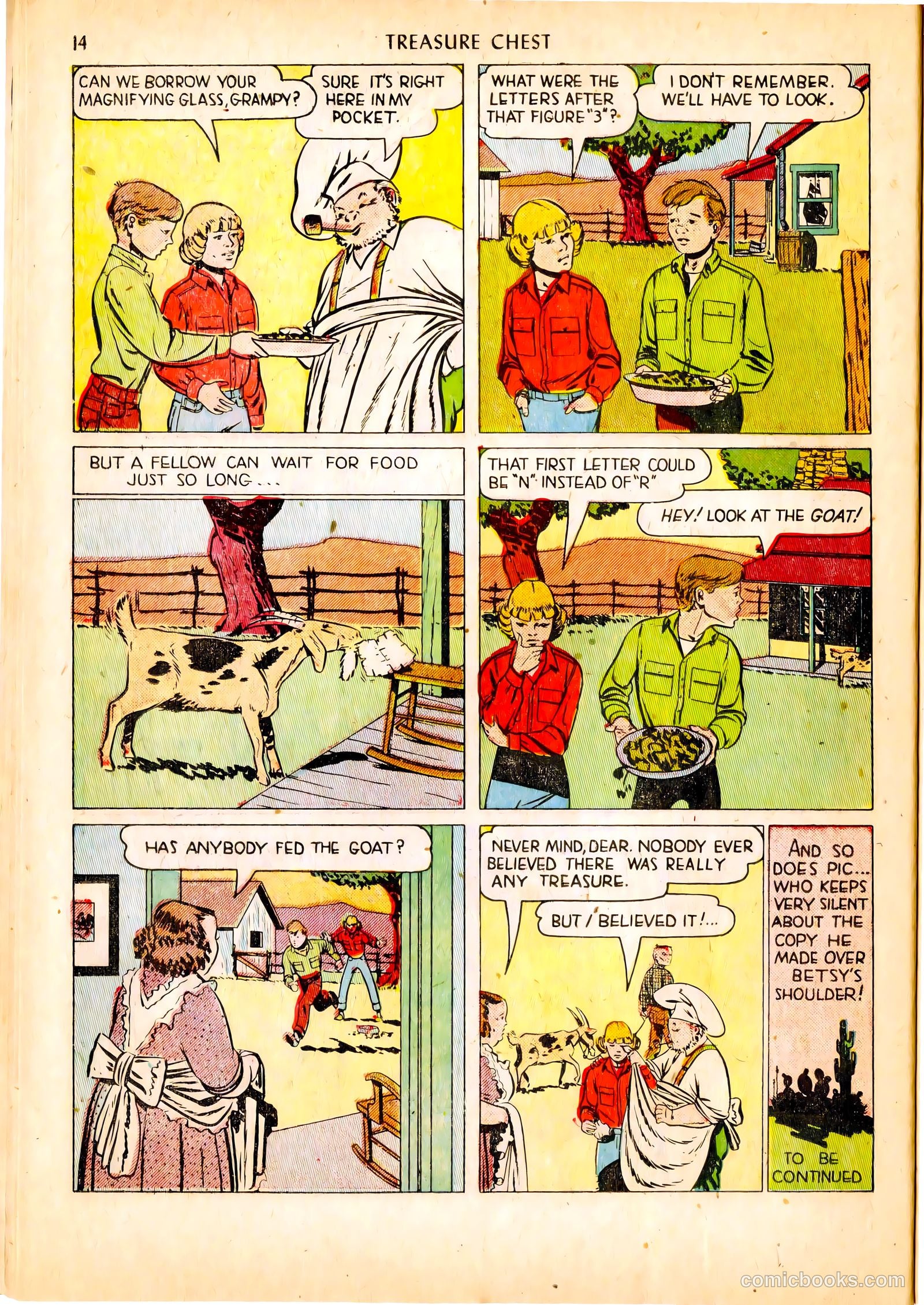 Treasure Chest of Fun and Fact v1 #6 — page 14 of 36