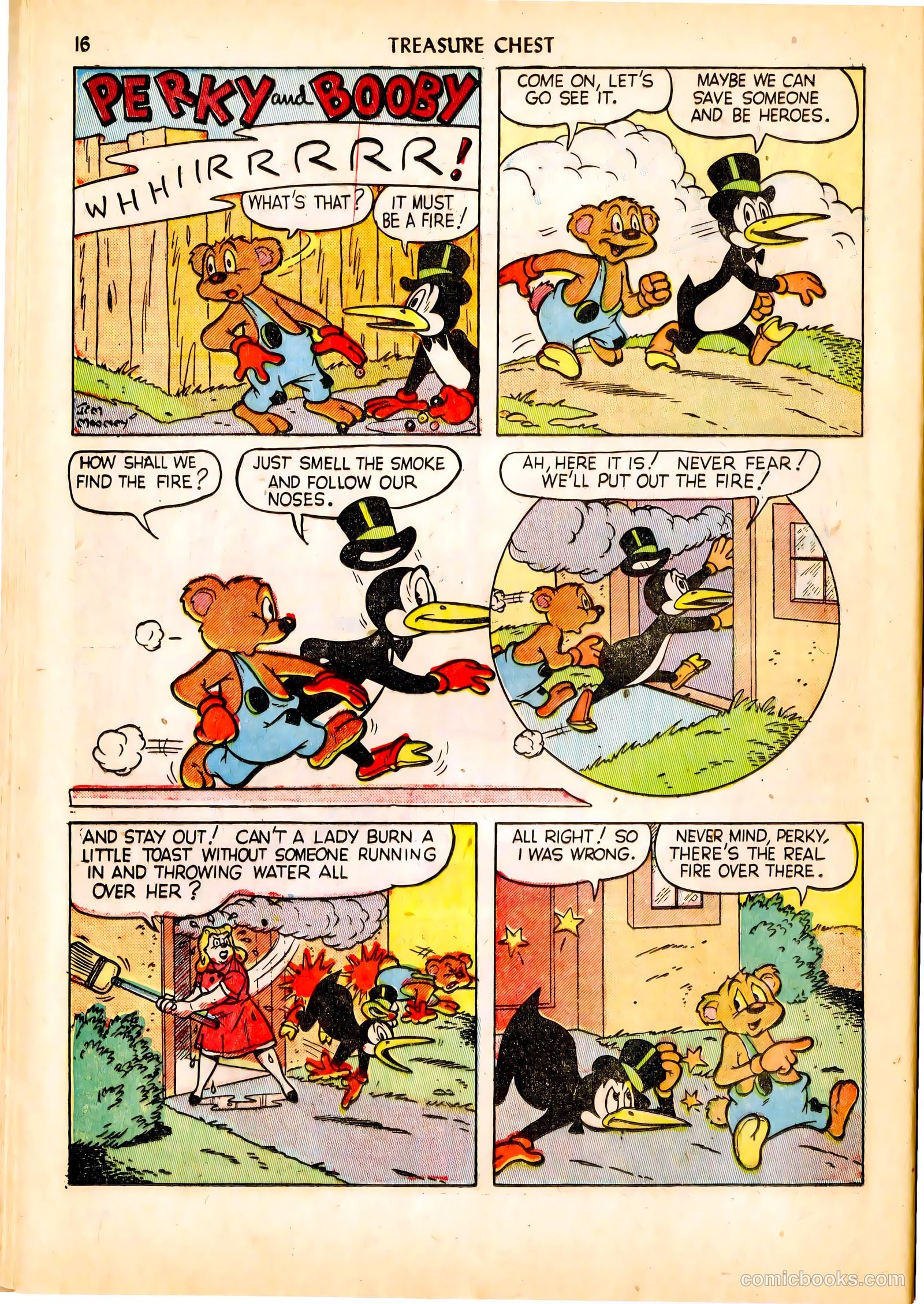 Treasure Chest of Fun and Fact v1 #6 — page 16 of 36
