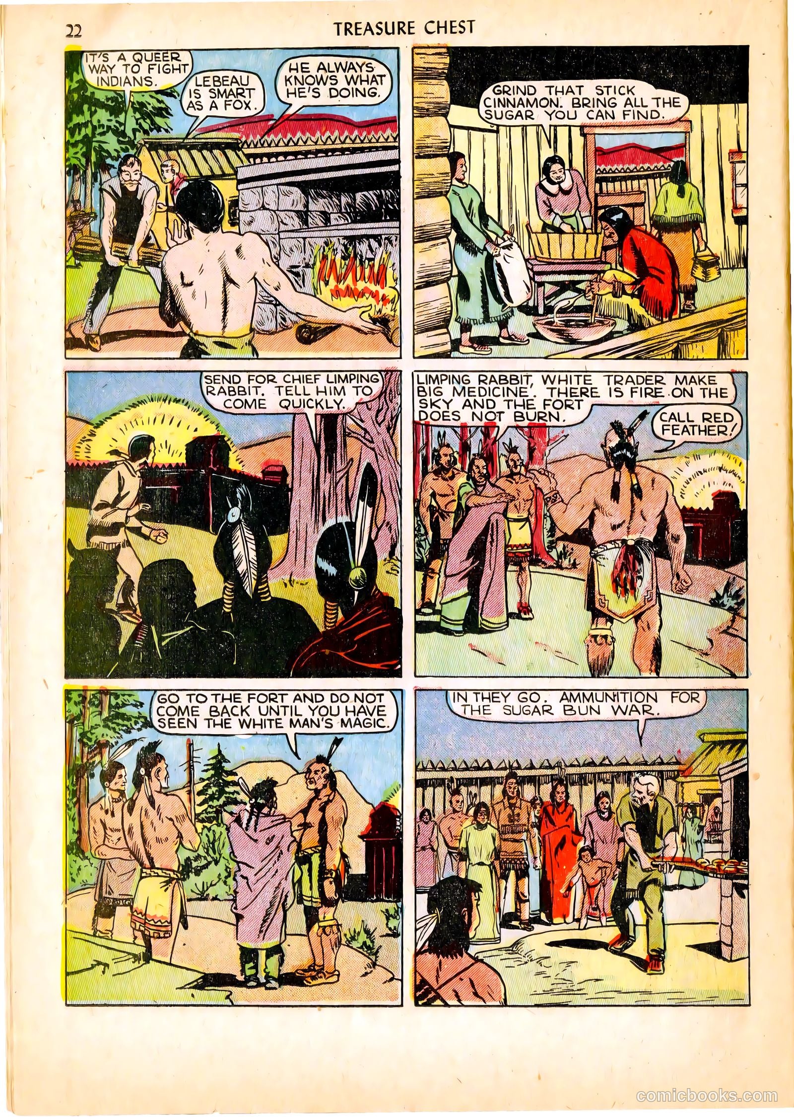 Treasure Chest of Fun and Fact v1 #6 — page 22 of 36
