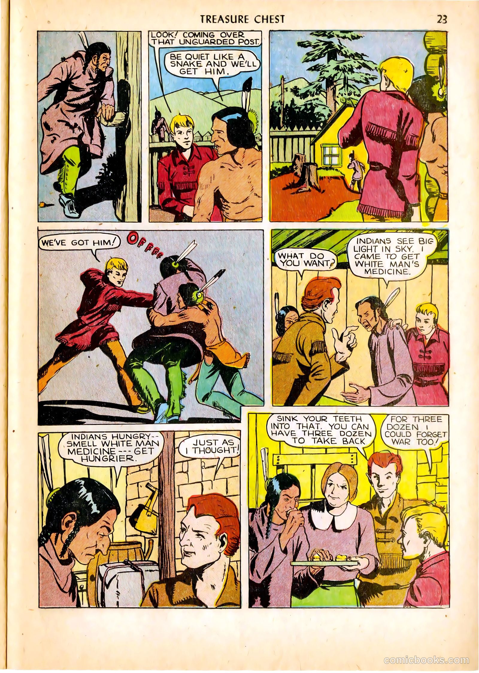 Treasure Chest of Fun and Fact v1 #6 — page 23 of 36