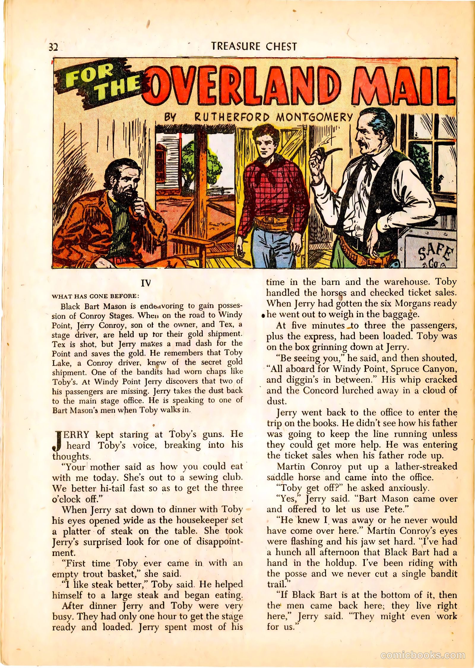 Treasure Chest of Fun and Fact v1 #6 — page 32 of 36