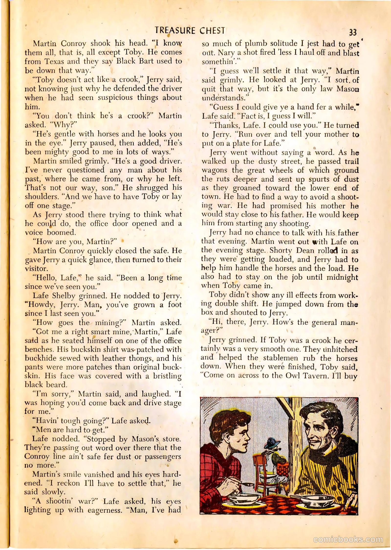 Treasure Chest of Fun and Fact v1 #6 — page 33 of 36