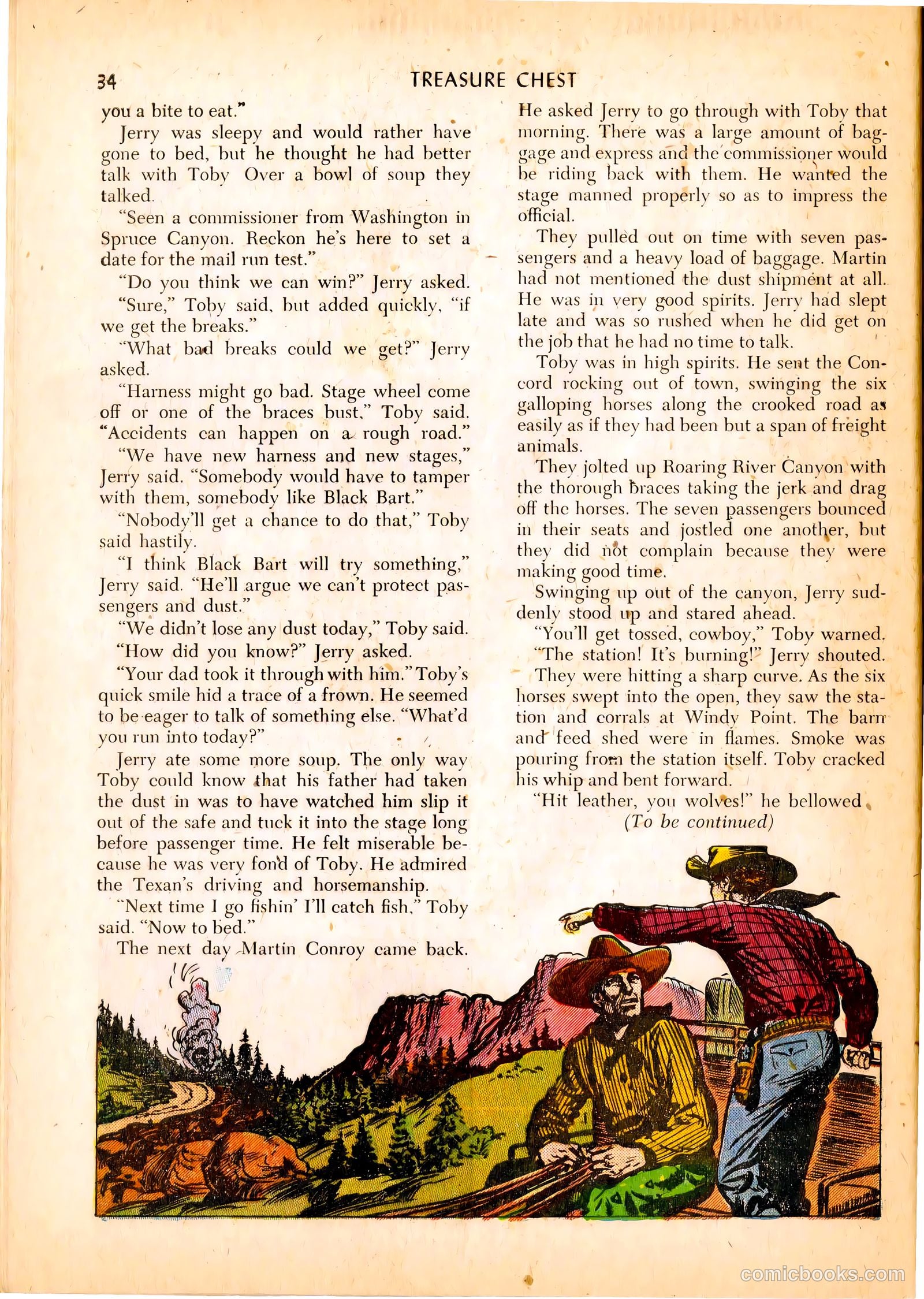 Treasure Chest of Fun and Fact v1 #6 — page 34 of 36