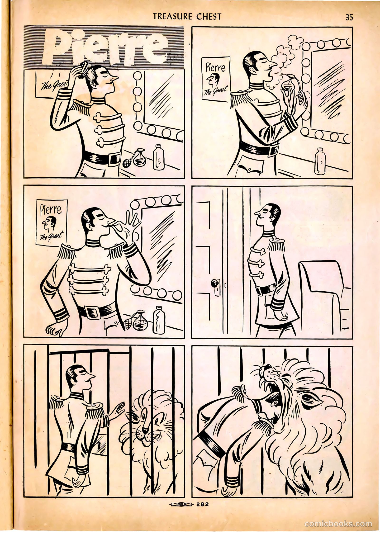 Treasure Chest of Fun and Fact v1 #6 — page 35 of 36