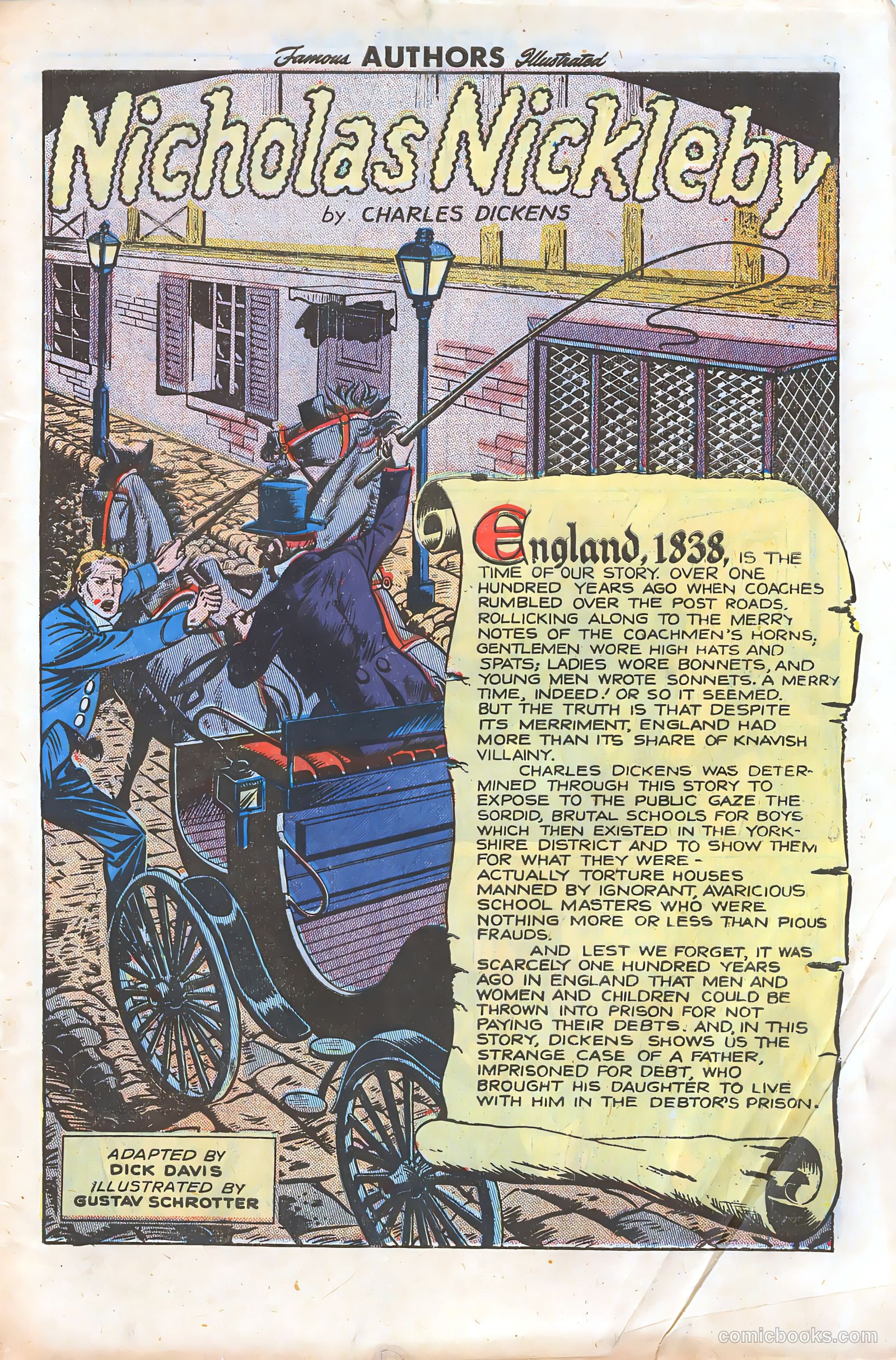 Stories By Famous Authors Illustrated 9 - Nicholas Nickleby #1 — page 3 of 52
