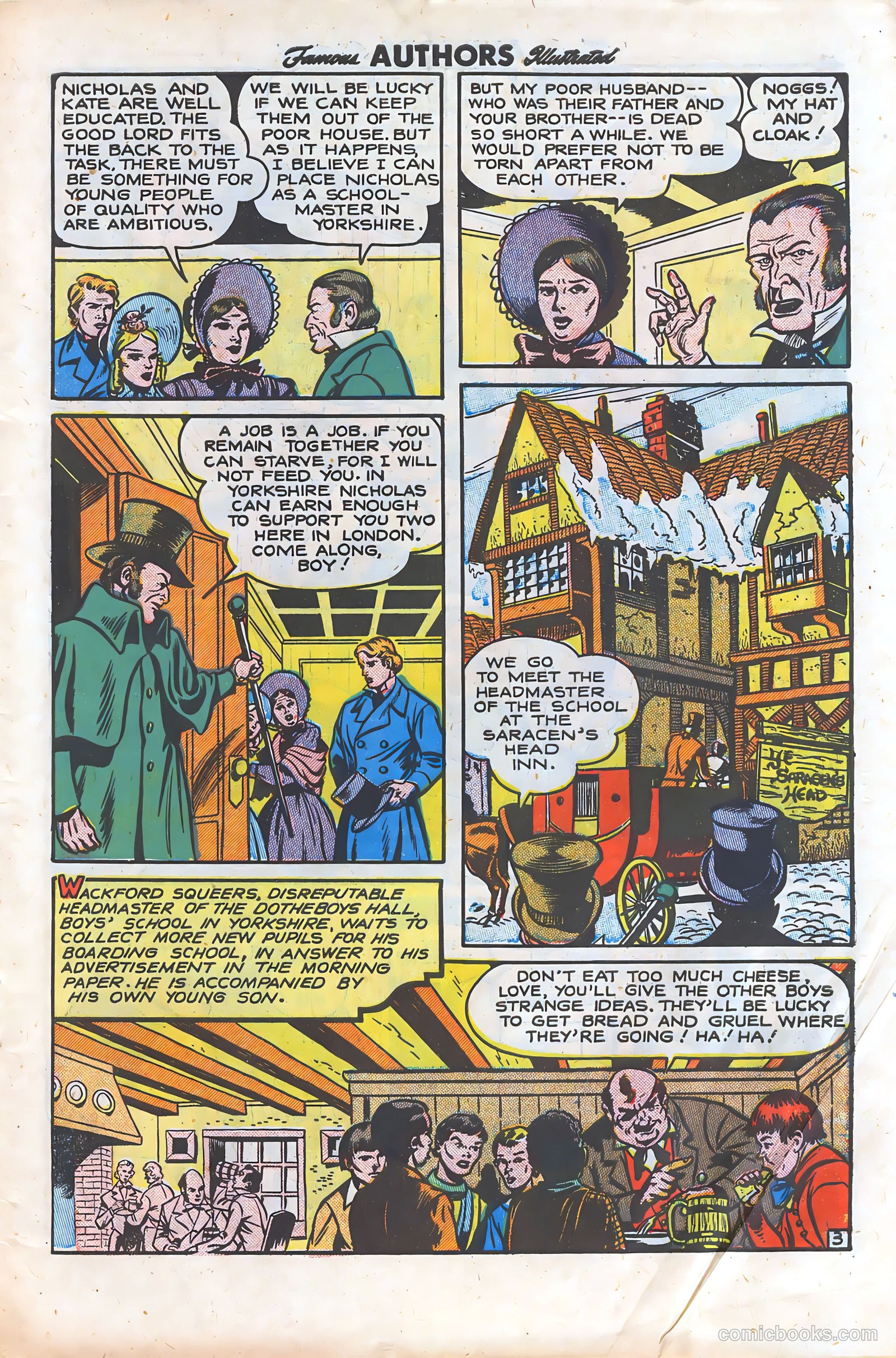 Stories By Famous Authors Illustrated 9 - Nicholas Nickleby #1 — page 5 of 52
