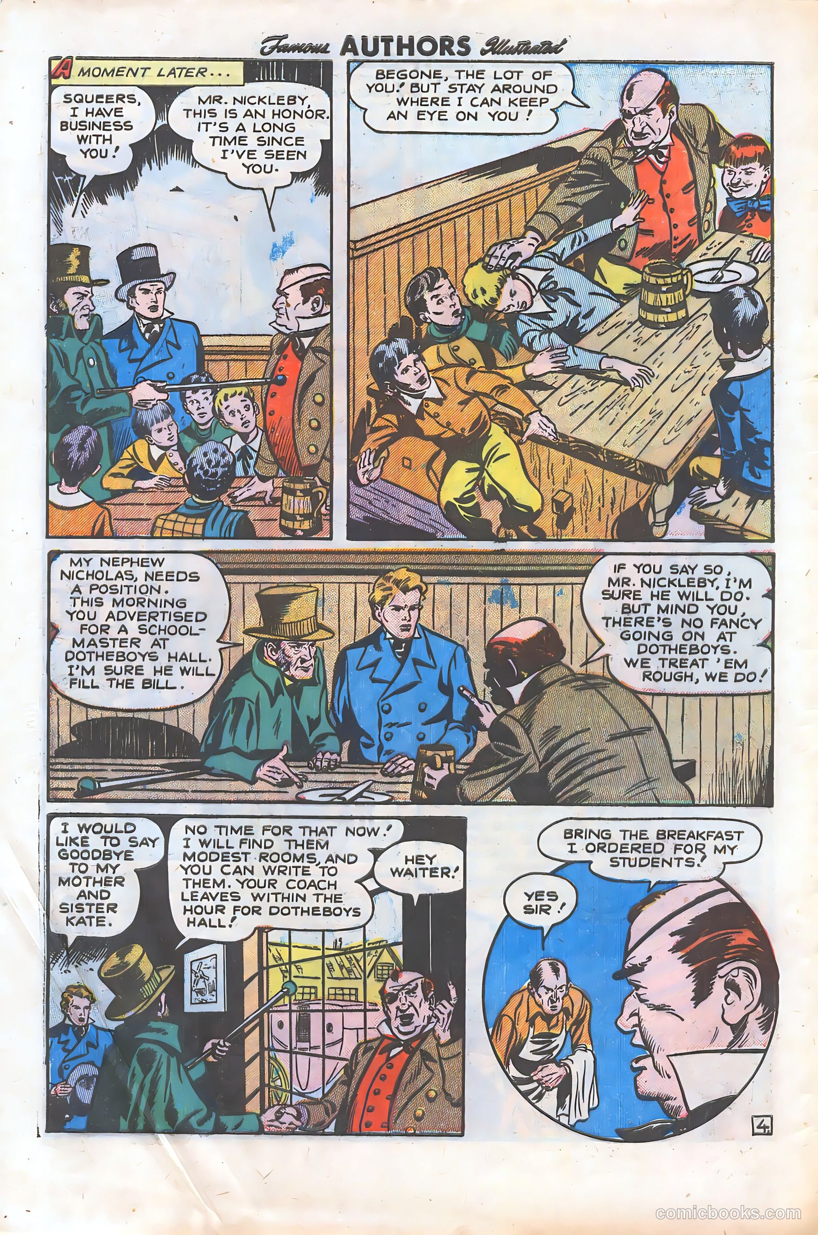 Stories By Famous Authors Illustrated 9 - Nicholas Nickleby #1 — page 6 of 52