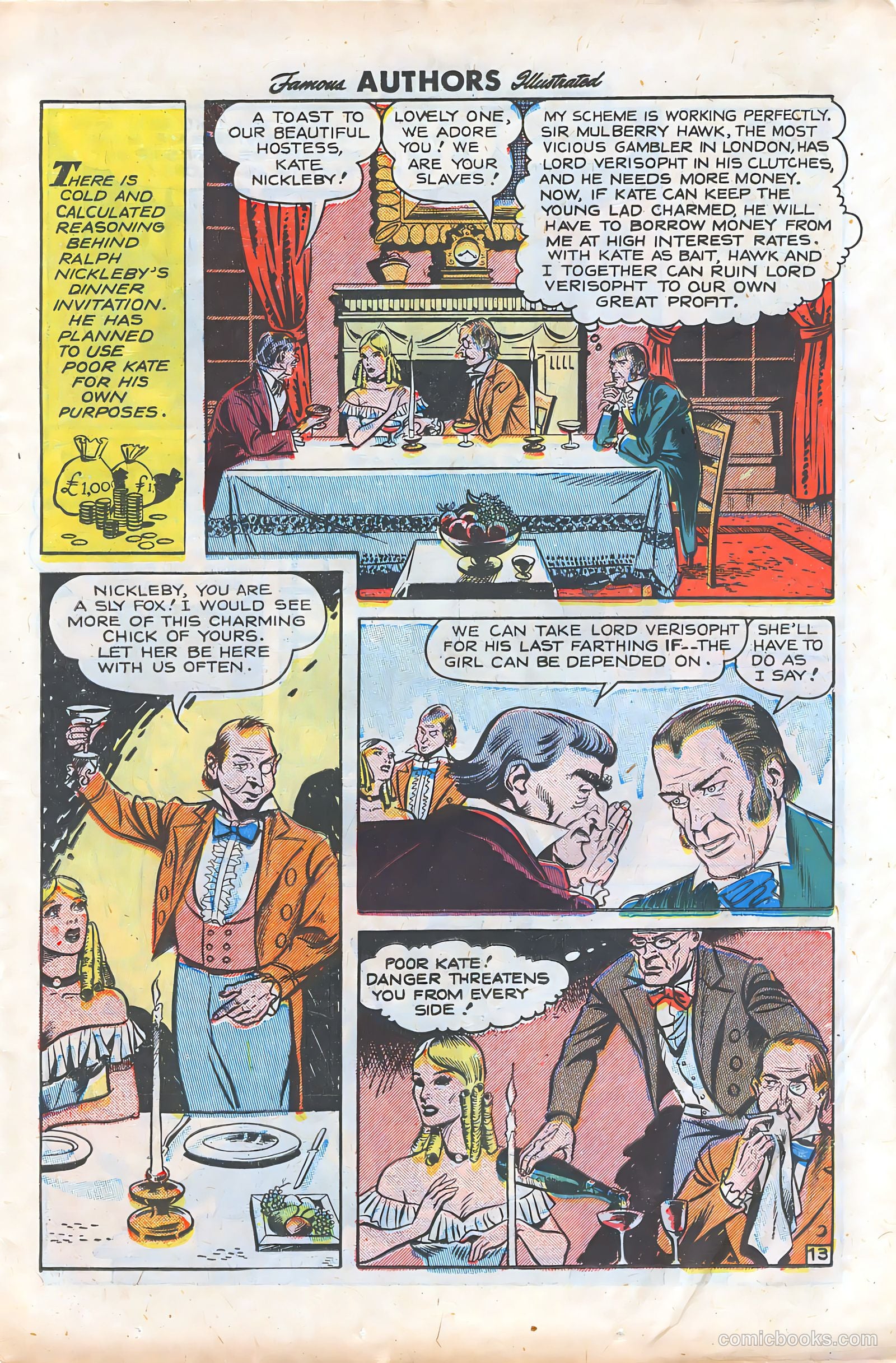 Stories By Famous Authors Illustrated 9 - Nicholas Nickleby #1 — page 15 of 52