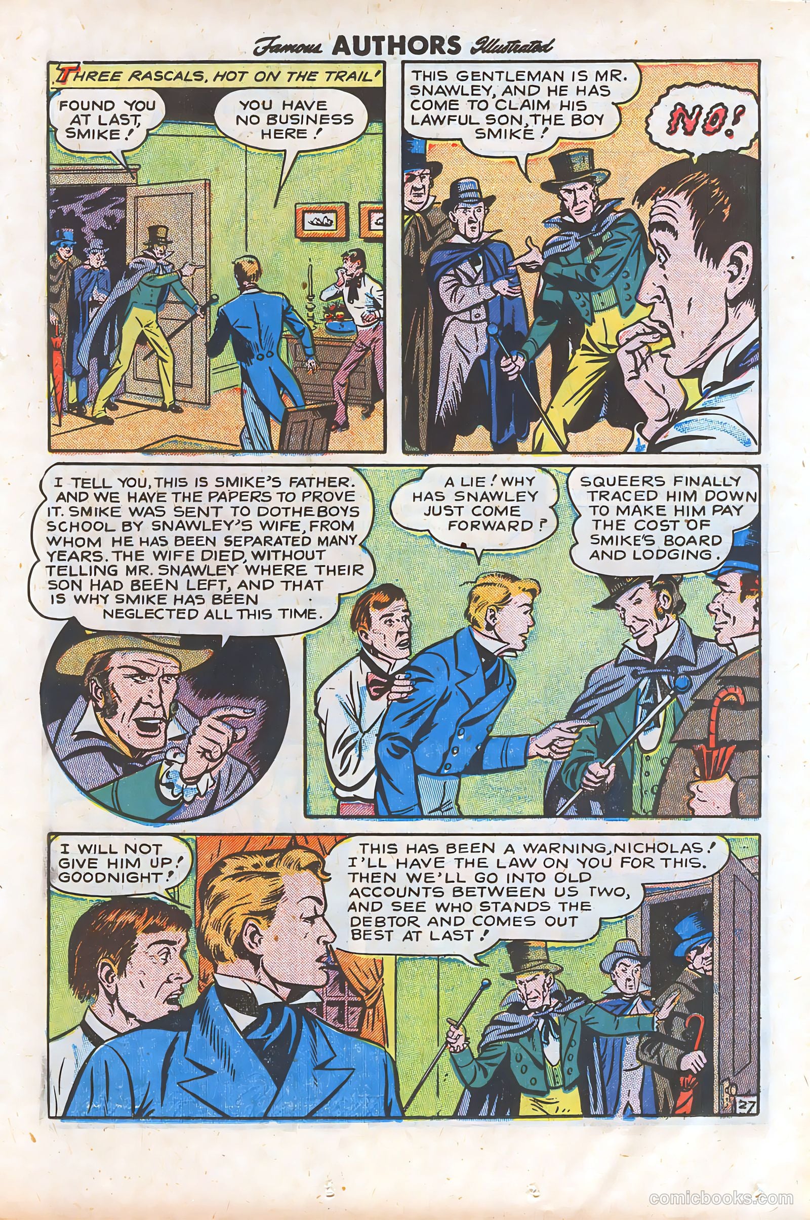 Stories By Famous Authors Illustrated 9 - Nicholas Nickleby #1 — page 29 of 52