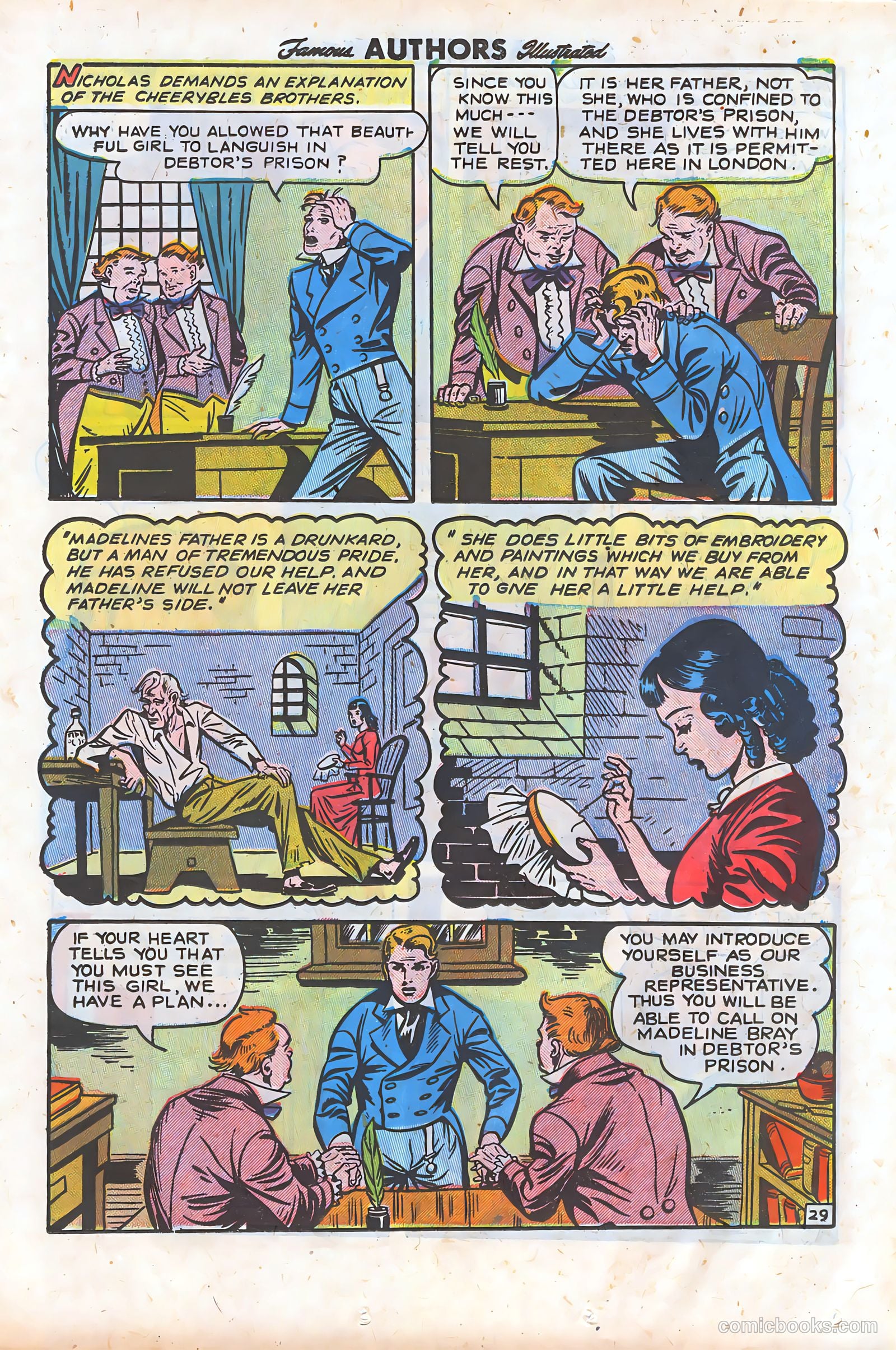 Stories By Famous Authors Illustrated 9 - Nicholas Nickleby #1 — page 31 of 52
