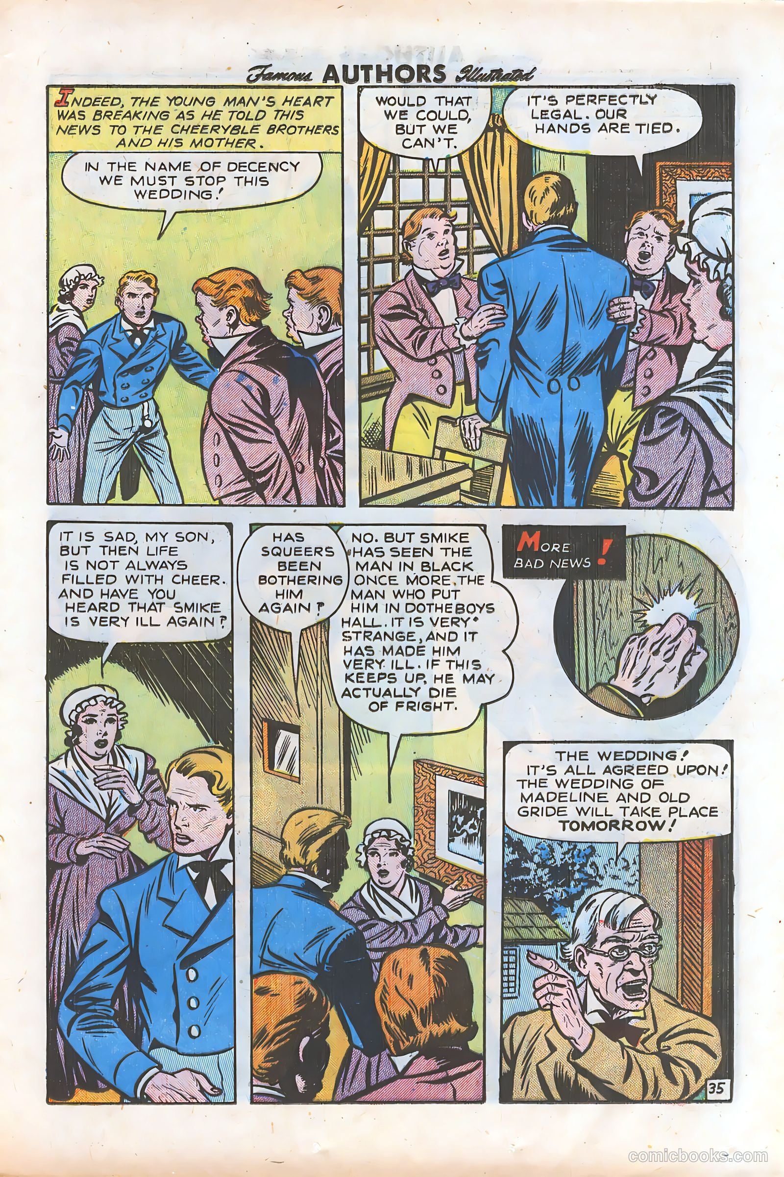 Stories By Famous Authors Illustrated 9 - Nicholas Nickleby #1 — page 37 of 52