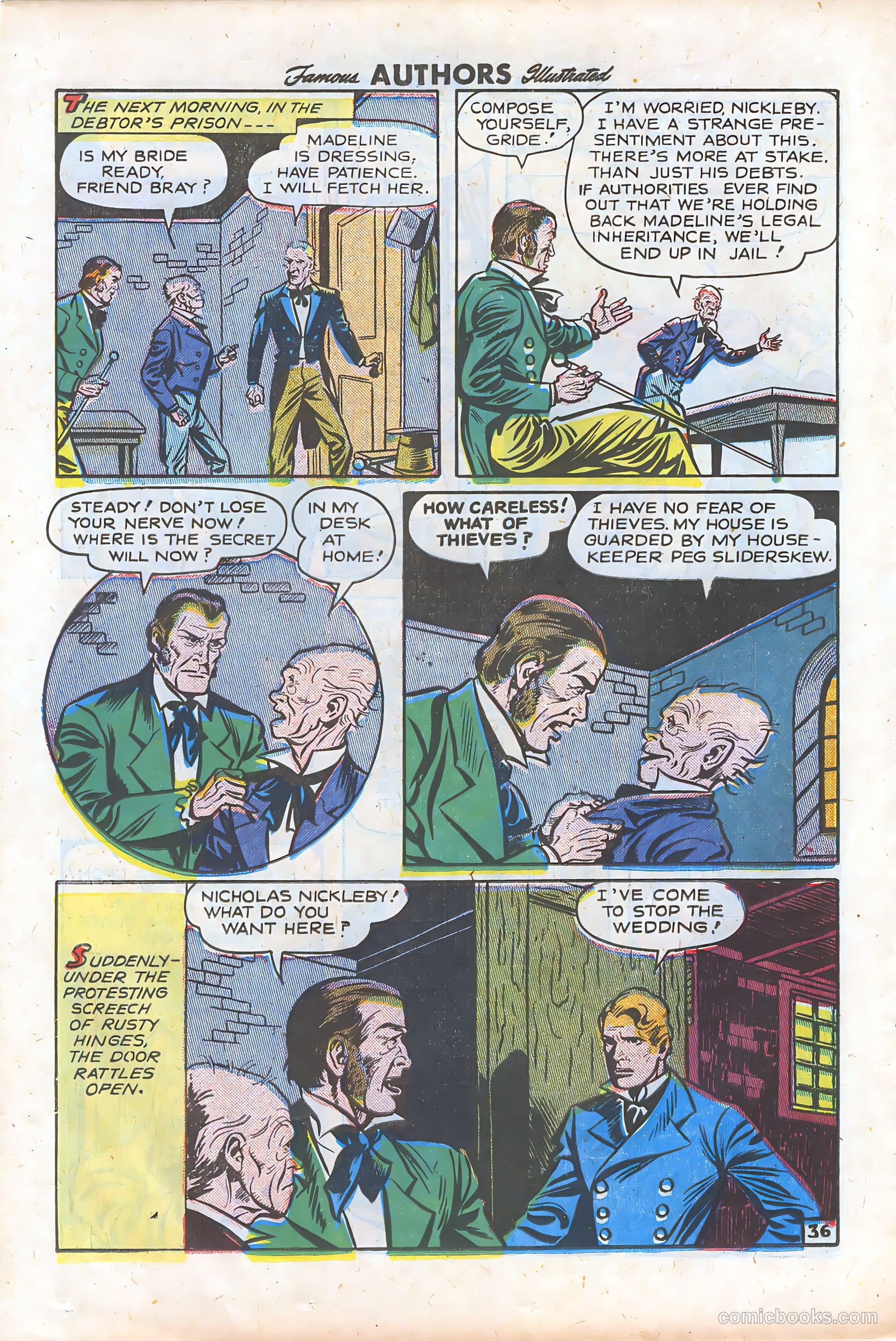 Stories By Famous Authors Illustrated 9 - Nicholas Nickleby #1 — page 38 of 52