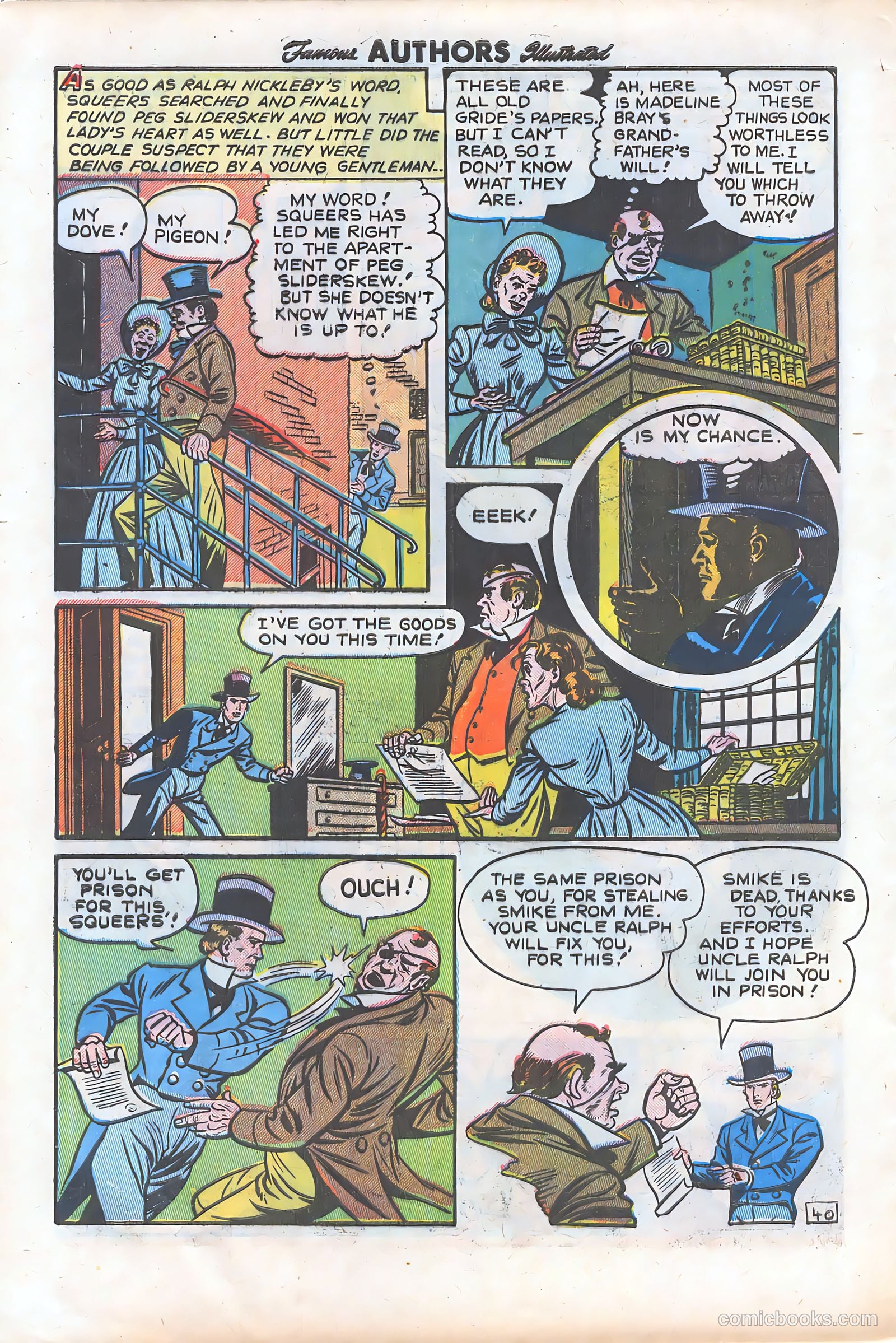 Stories By Famous Authors Illustrated 9 - Nicholas Nickleby #1 — page 42 of 52