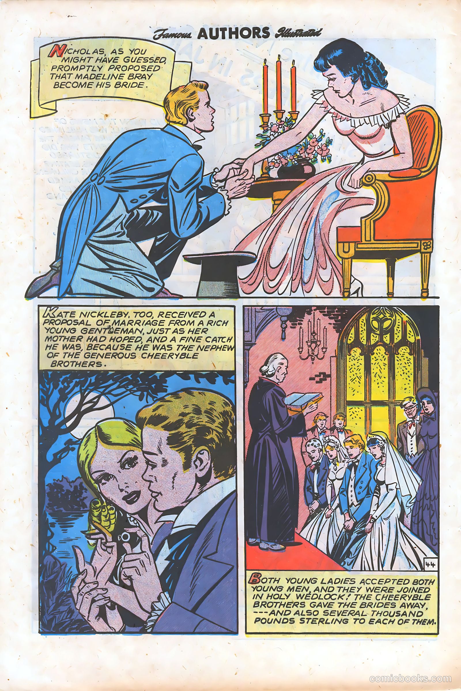Stories By Famous Authors Illustrated 9 - Nicholas Nickleby #1 — page 46 of 52