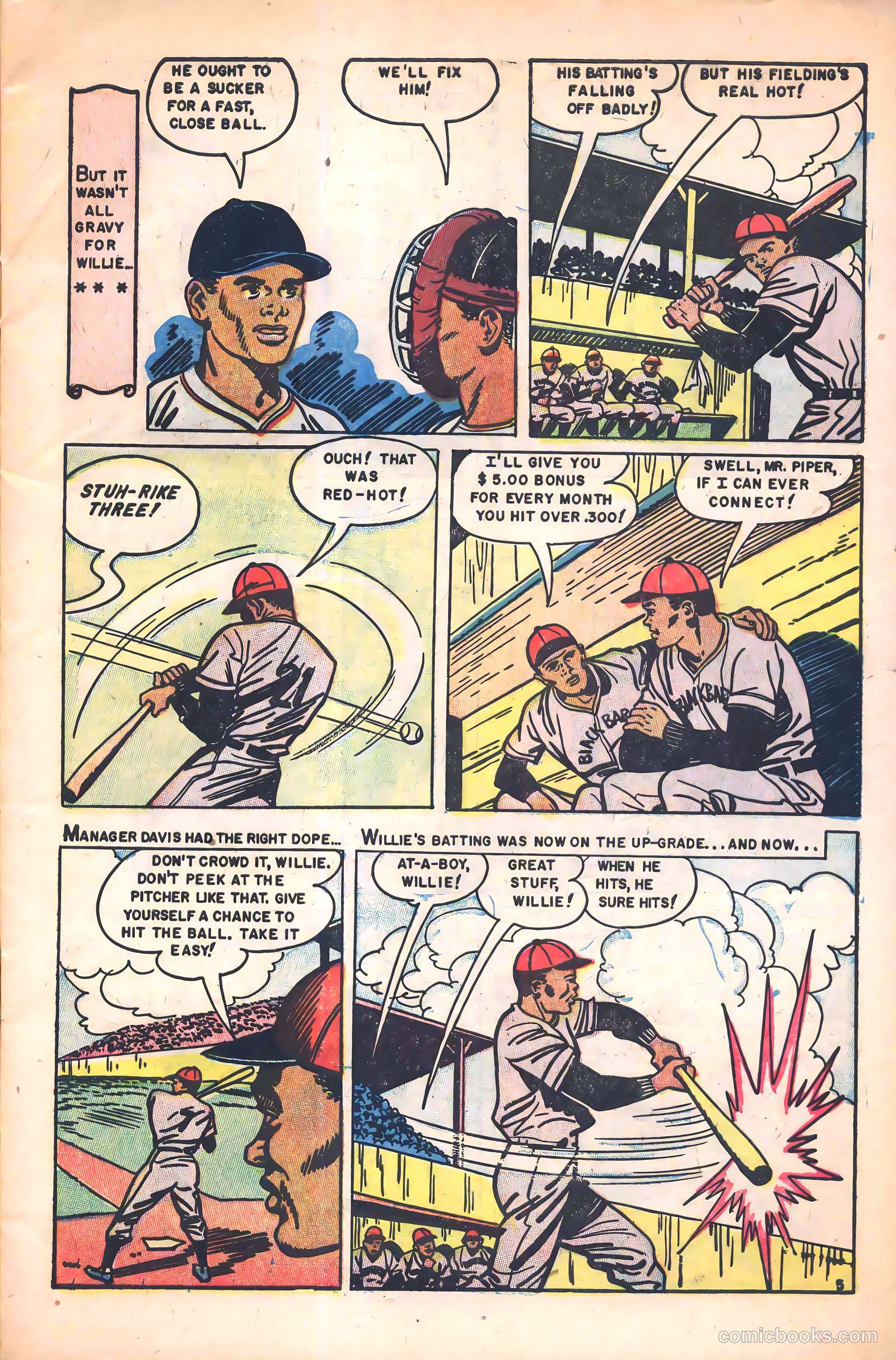 The Amazing Willie Mays #1 (1954) — page 7 of 36