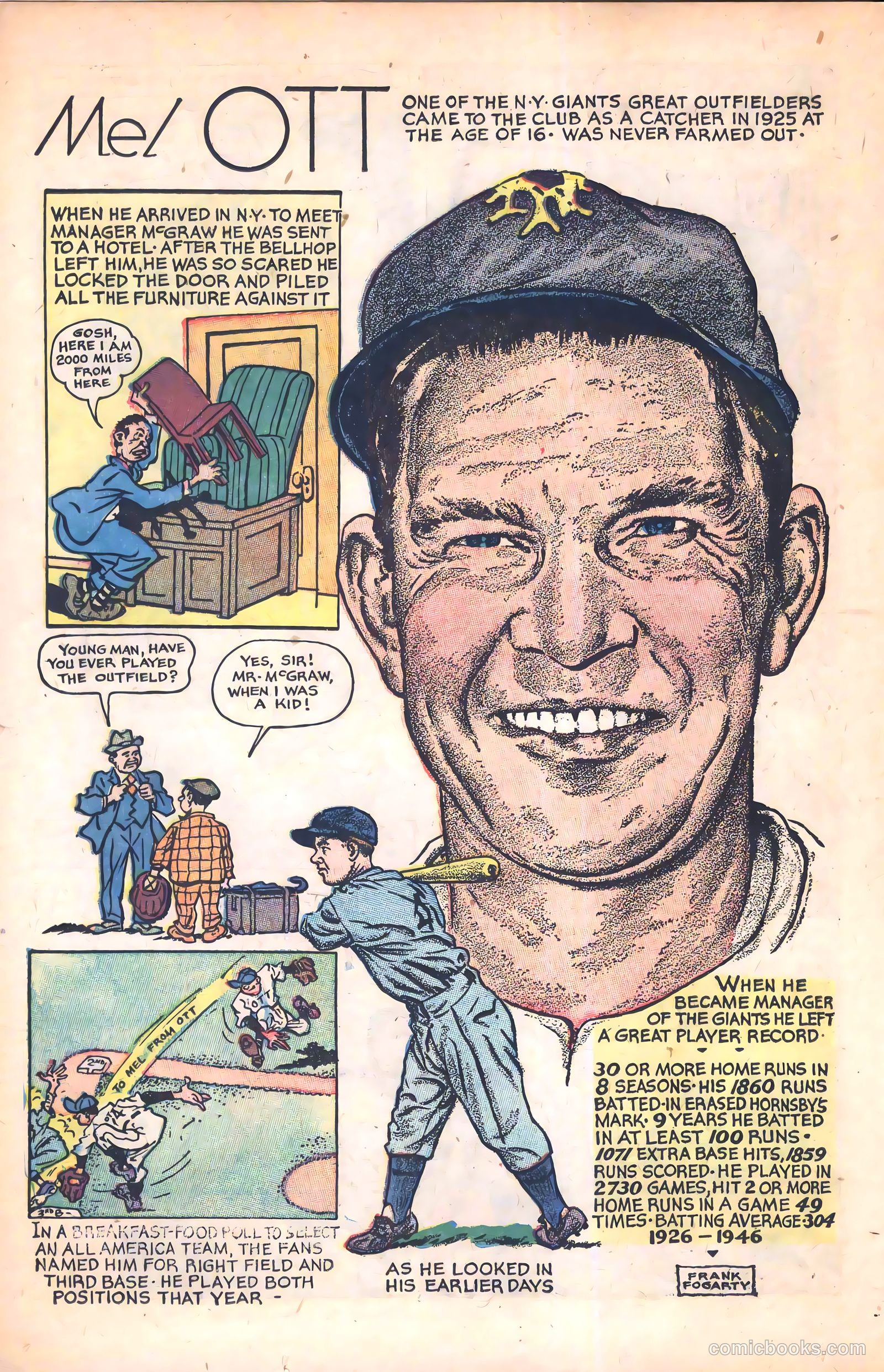 The Amazing Willie Mays #1 (1954) — page 18 of 36