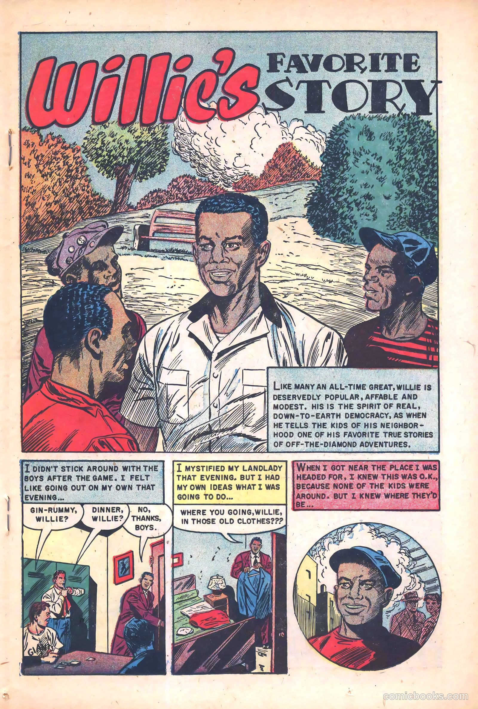 The Amazing Willie Mays #1 (1954) — page 19 of 36