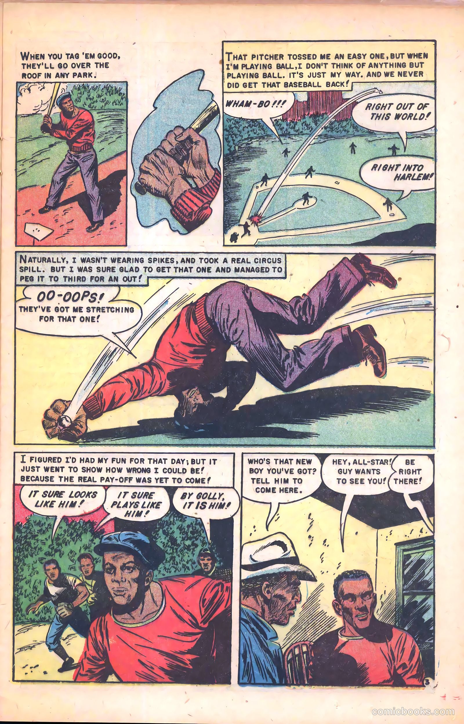 The Amazing Willie Mays #1 (1954) — page 21 of 36