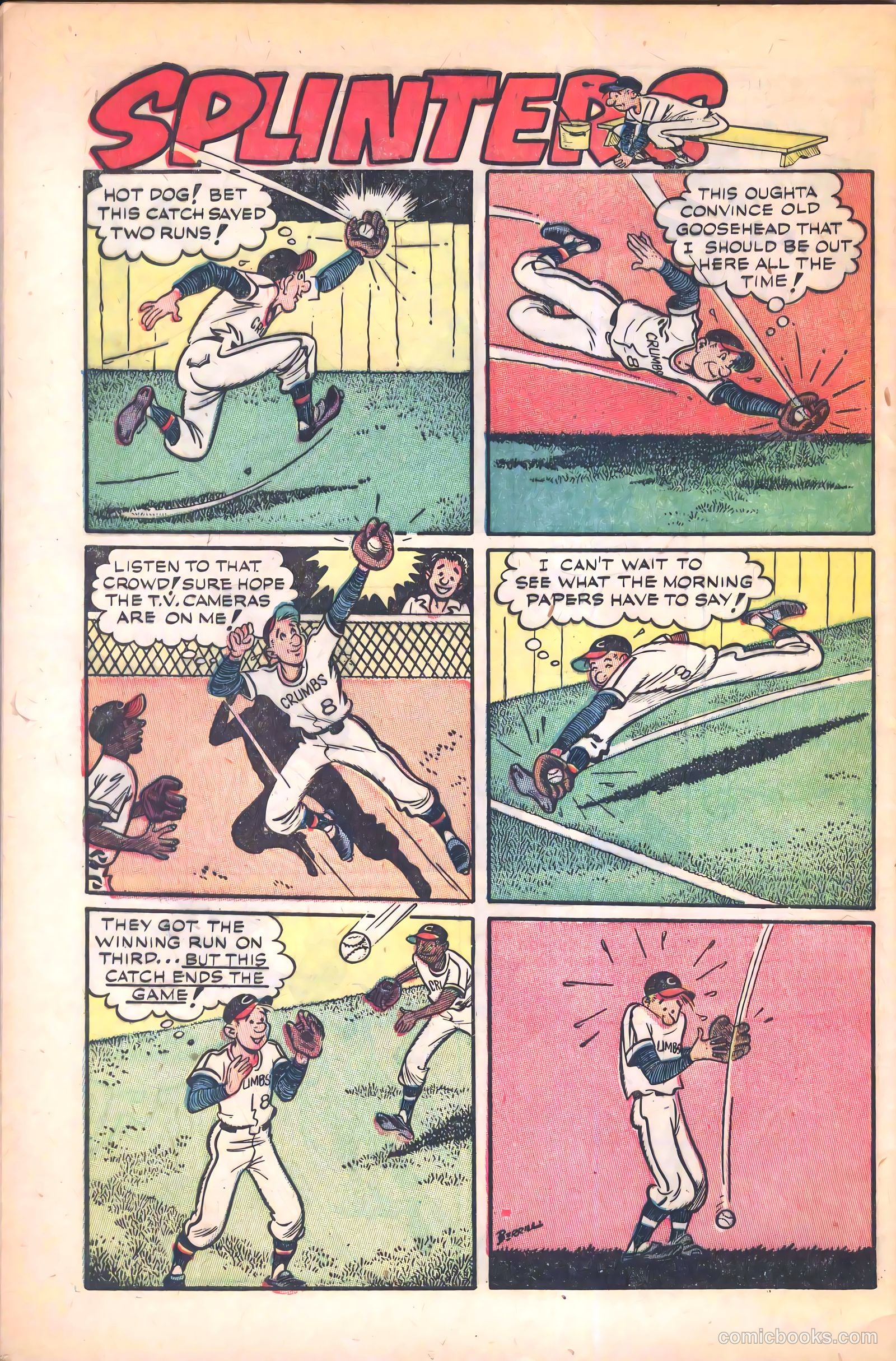 The Amazing Willie Mays #1 (1954) — page 32 of 36