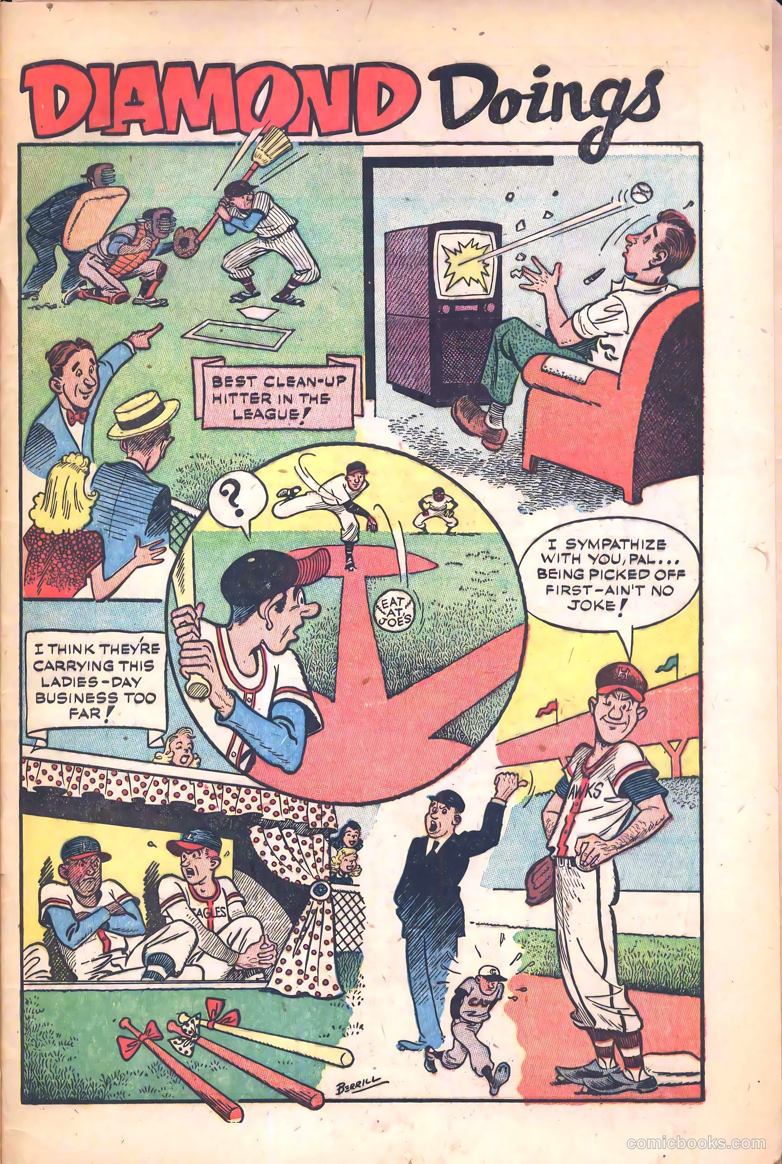 The Amazing Willie Mays #1 (1954) — page 33 of 36