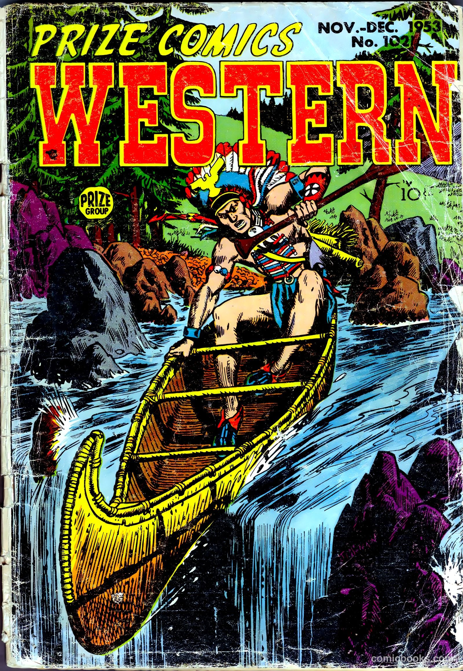 Prize Comics Western #102