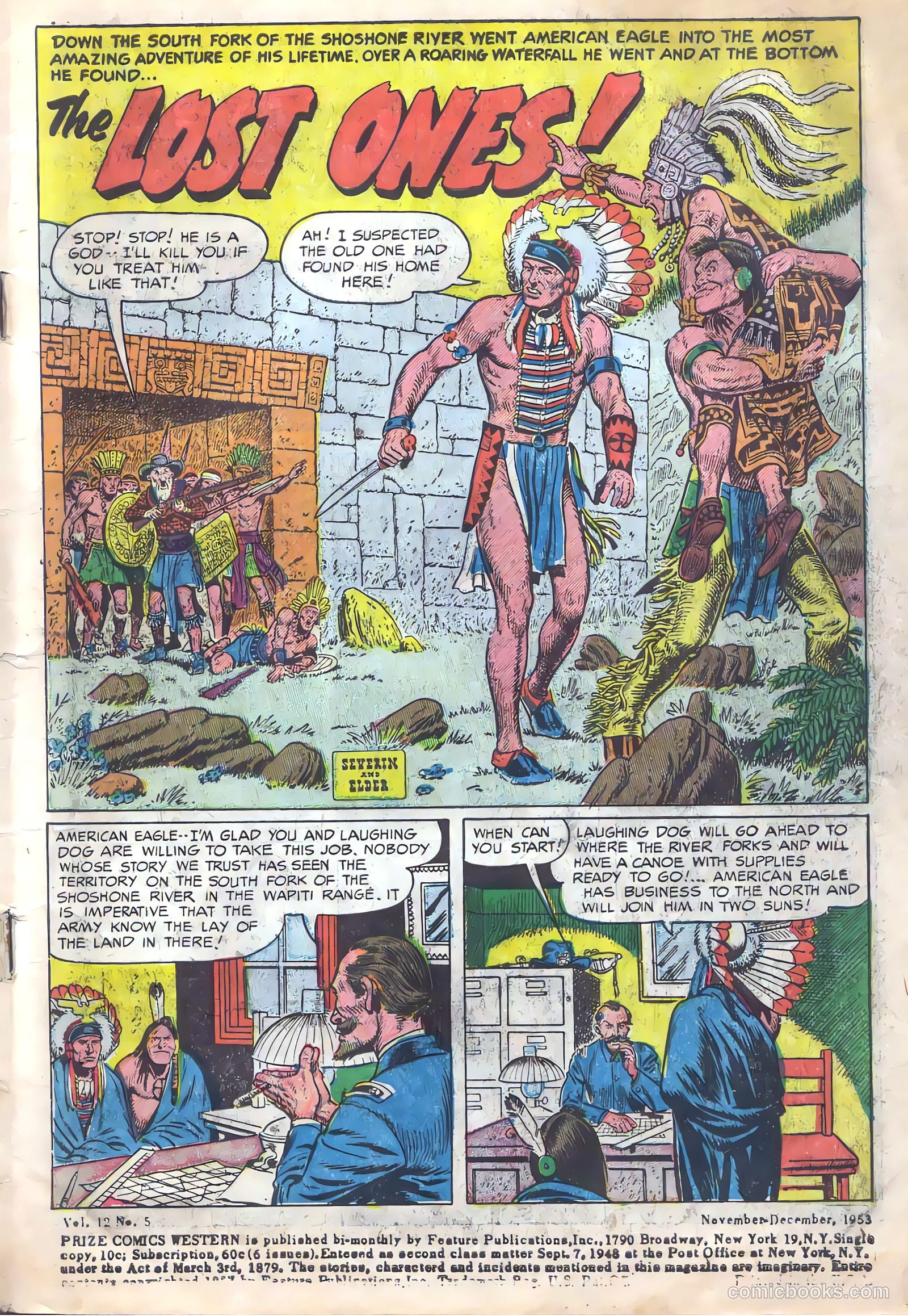 Prize Comics Western #102 (1950) — page 3 of 36