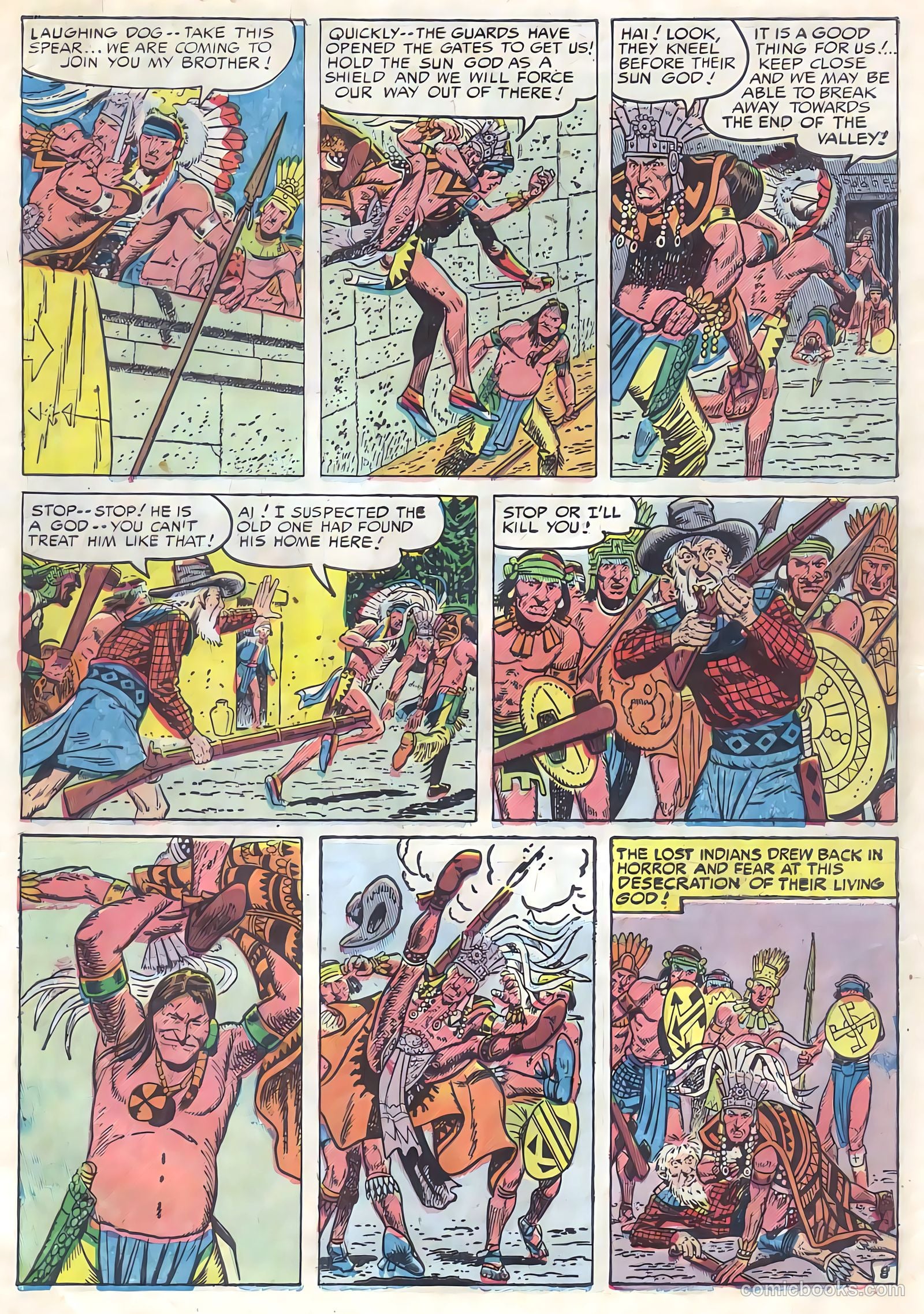 Prize Comics Western #102 (1950) — page 10 of 36