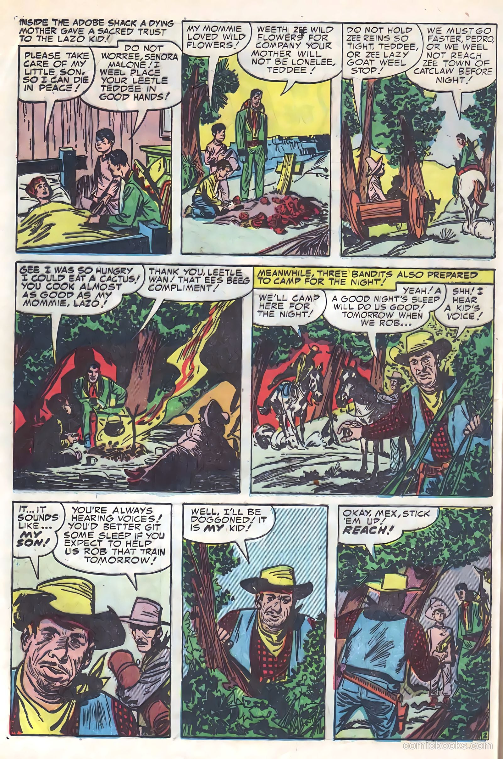 Prize Comics Western #102 (1950) — page 16 of 36