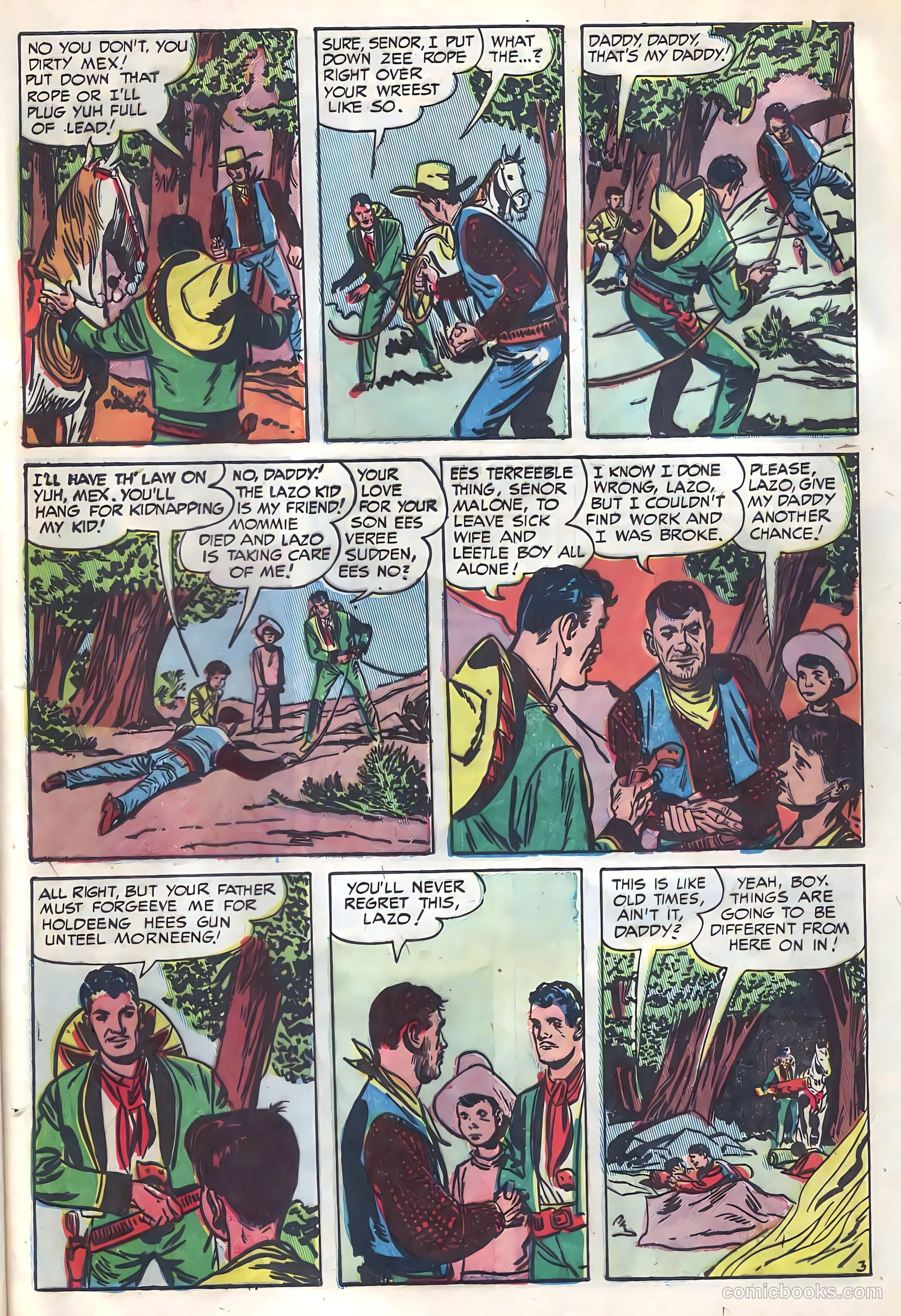 Prize Comics Western #102 (1950) — page 17 of 36