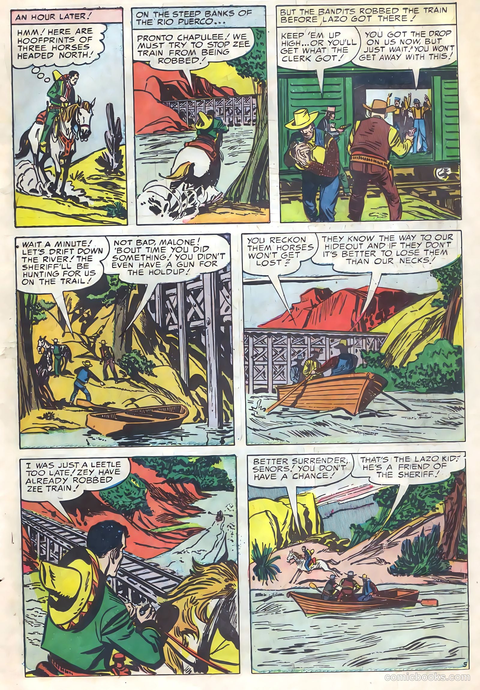 Prize Comics Western #102 (1950) — page 19 of 36