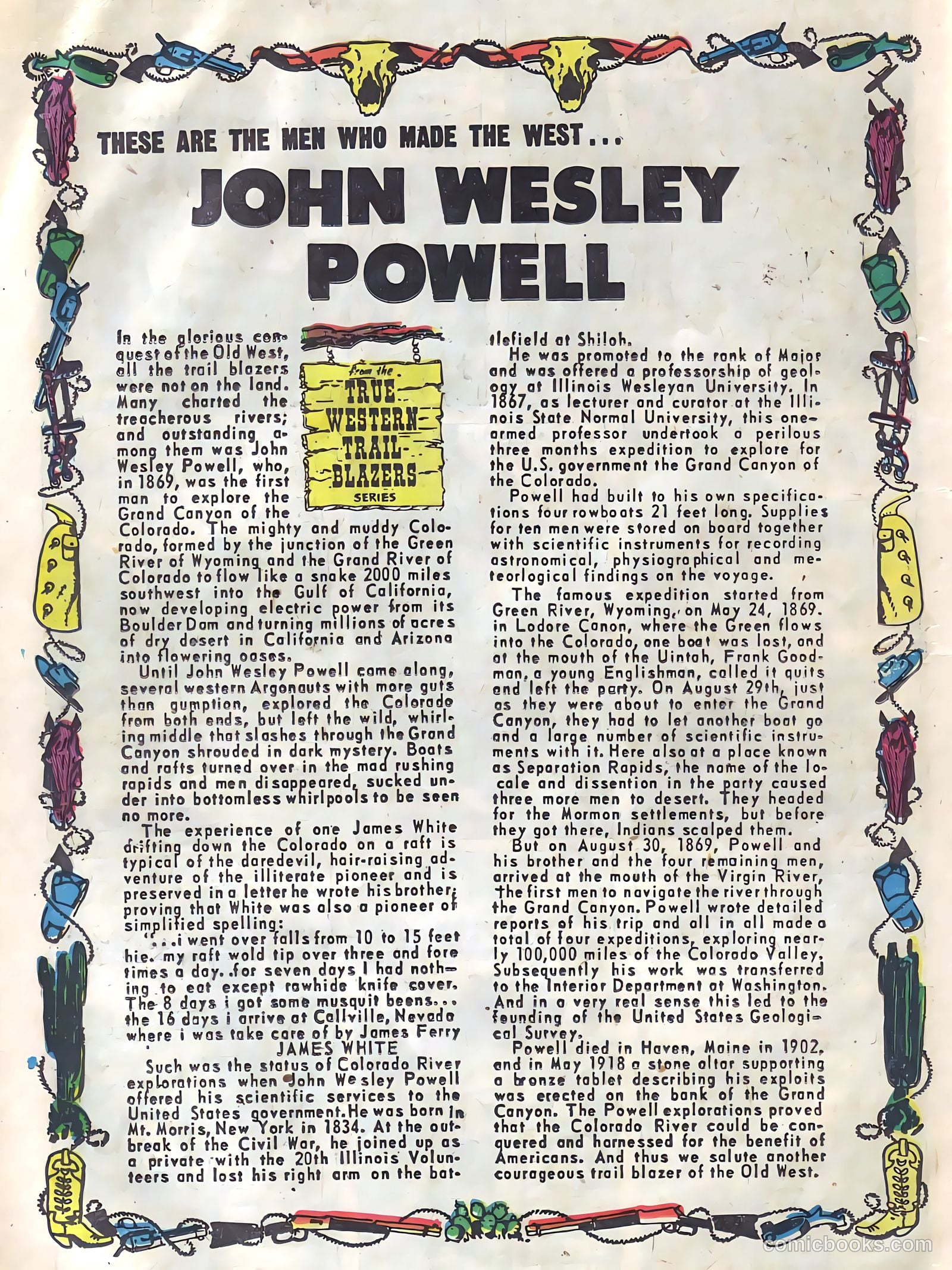 Prize Comics Western #102 (1950) — page 22 of 36